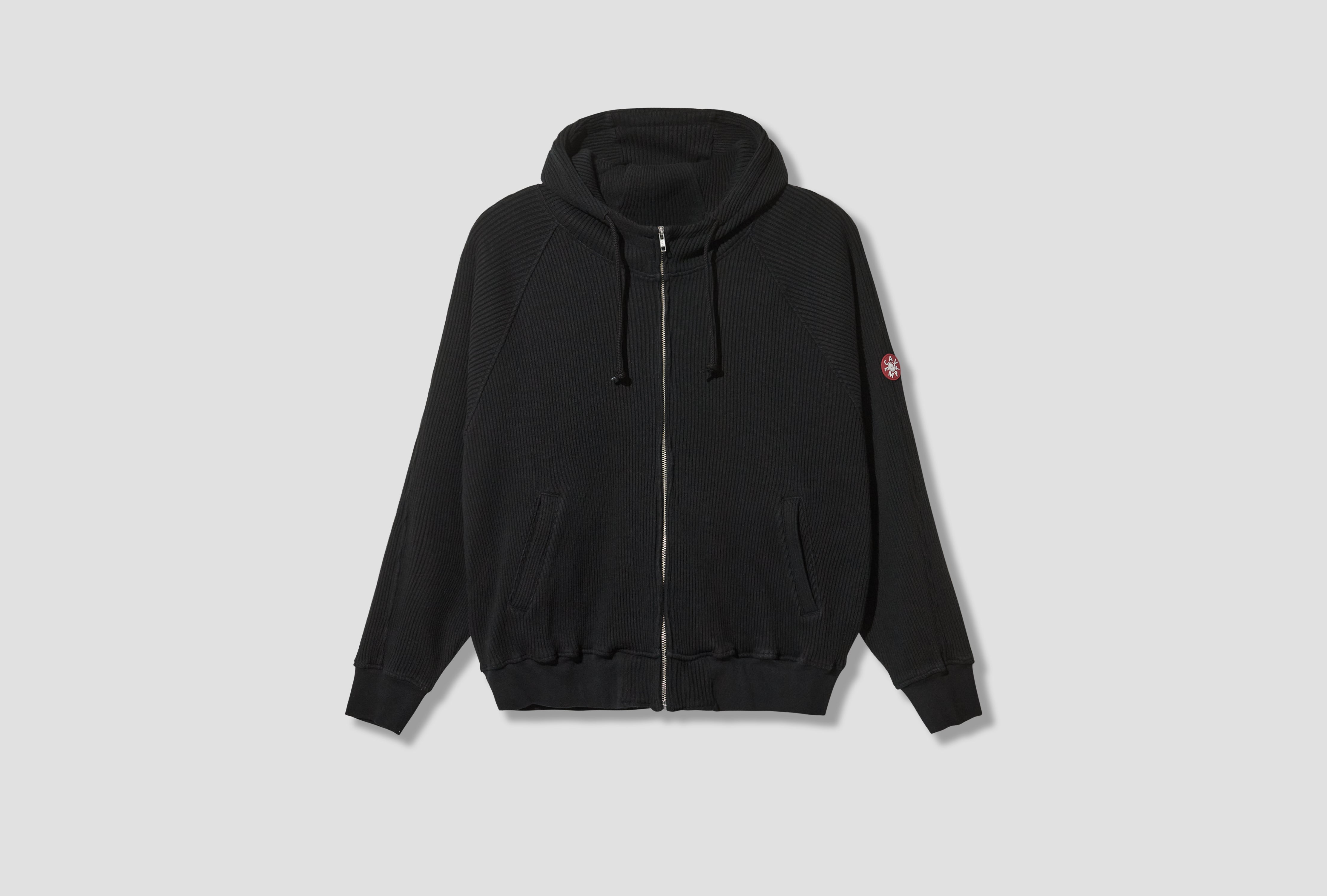 WIDE RIB BIG HEAVY ZIP HOODY CES29CS14 Black