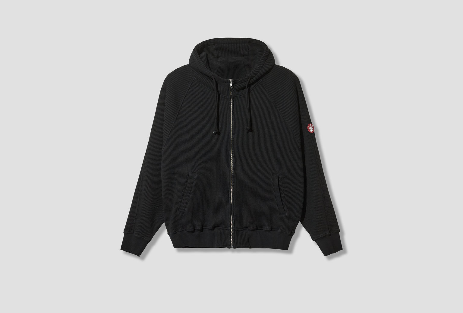 WIDE RIB BIG HEAVY ZIP HOODY CES29CS14 Black