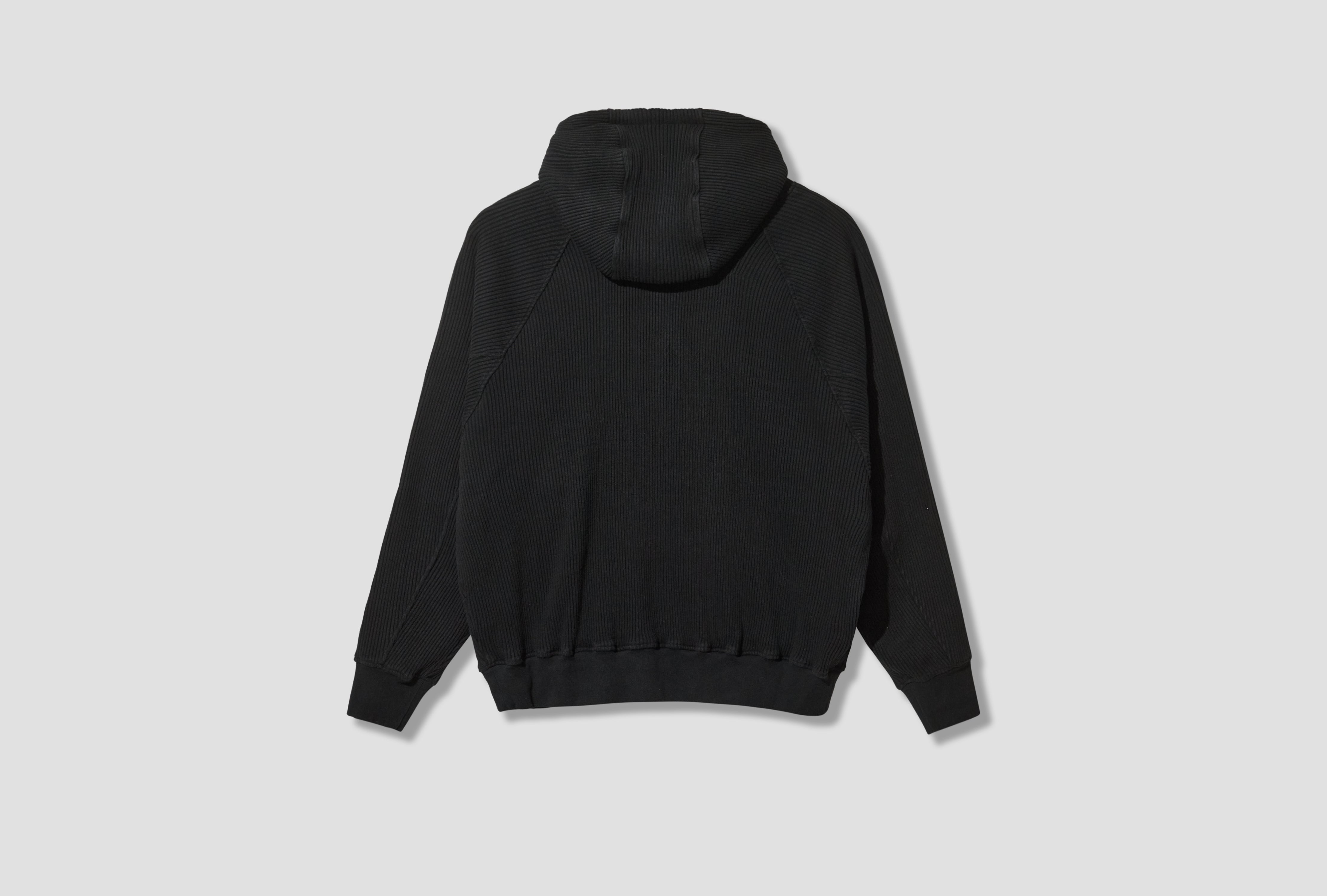 WIDE RIB BIG HEAVY ZIP HOODY CES29CS14 Black