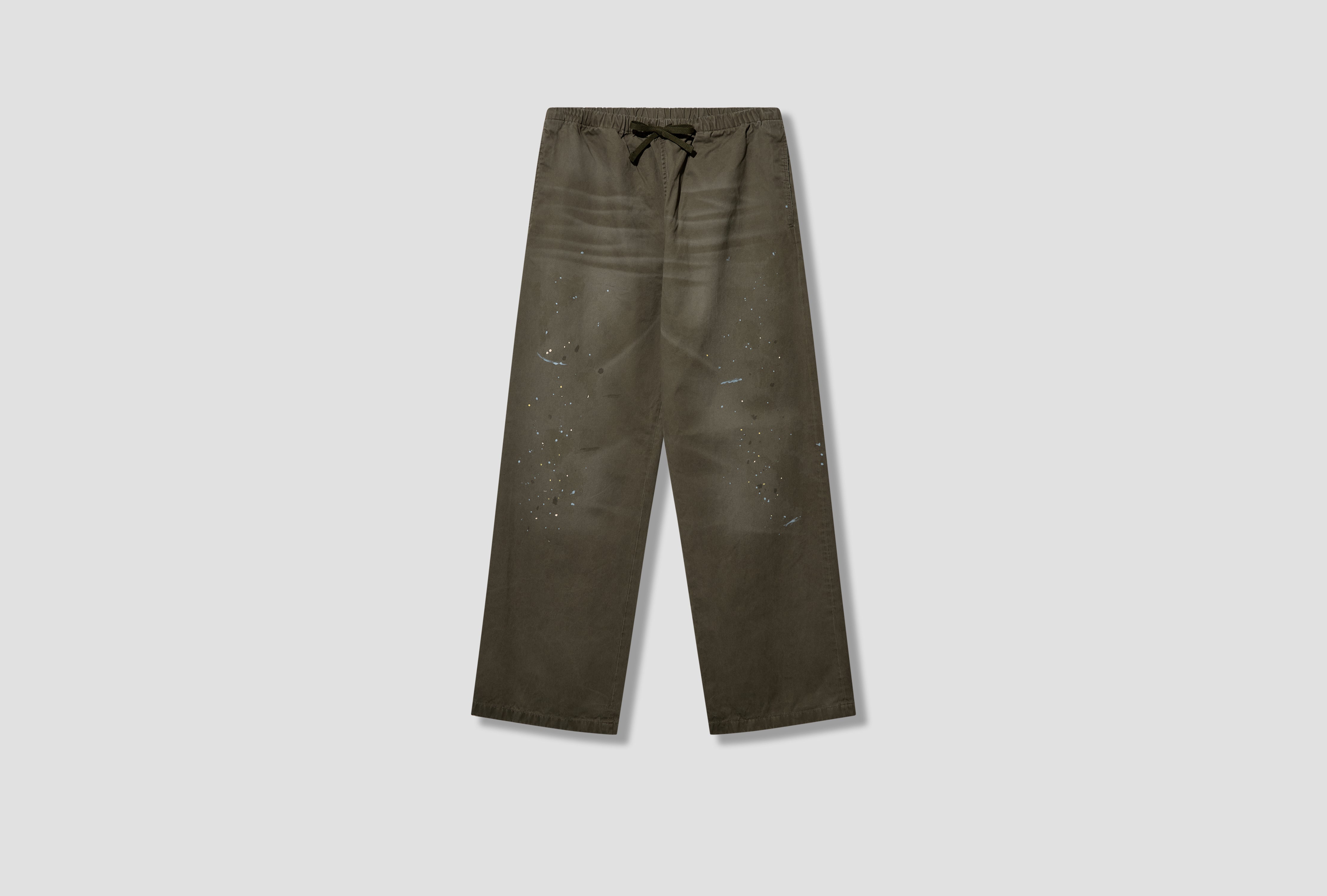 PLOTT PEACHED LIGHT COTTON TWILL BK0778 Green