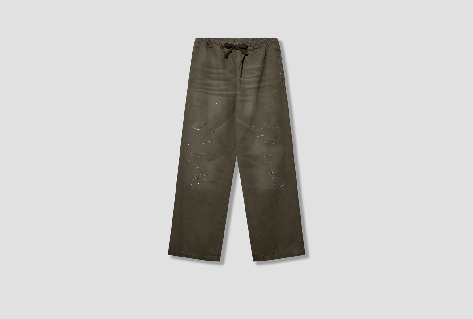 PLOTT PEACHED LIGHT COTTON TWILL BK0778 Green