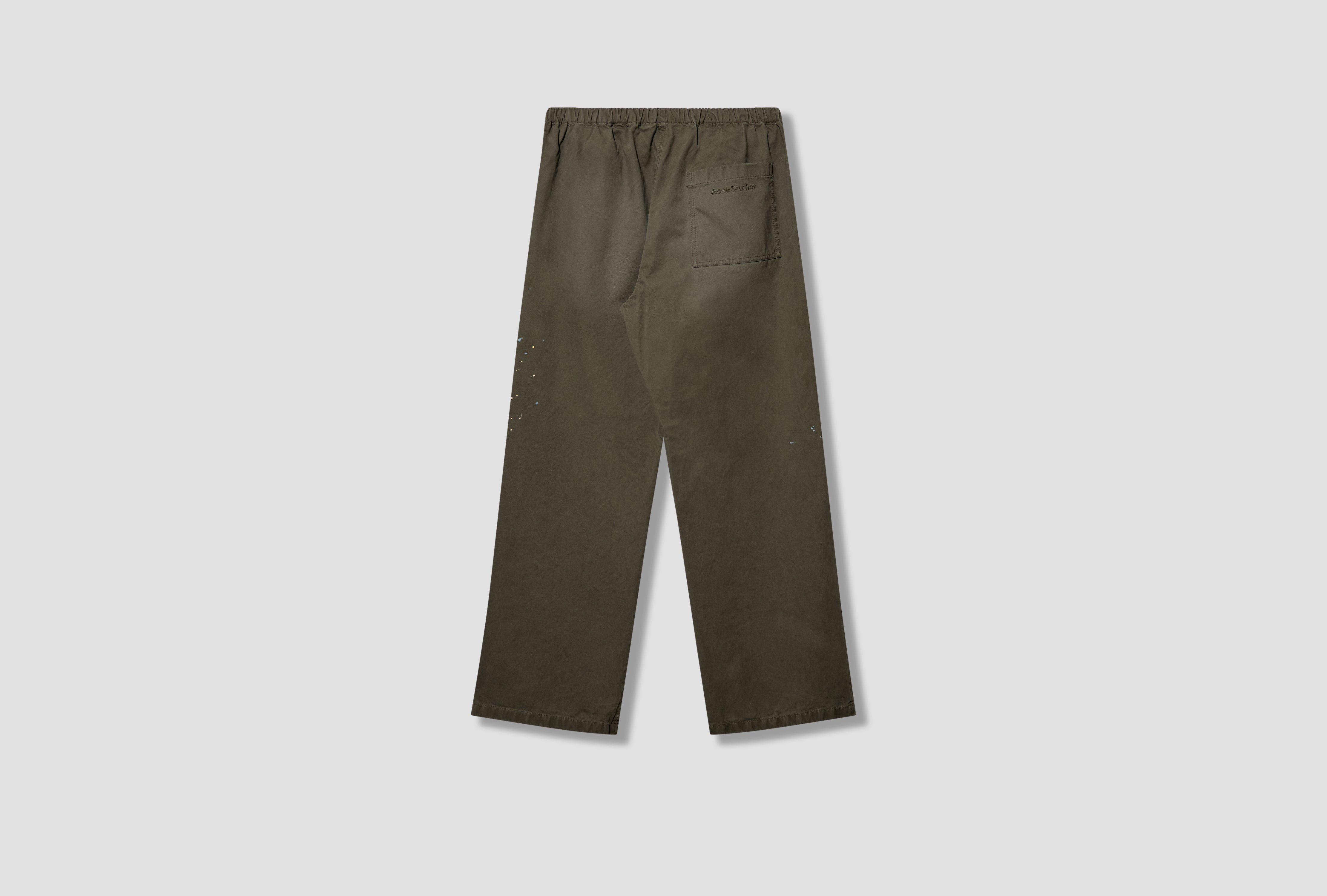 PLOTT PEACHED LIGHT COTTON TWILL BK0778 Green