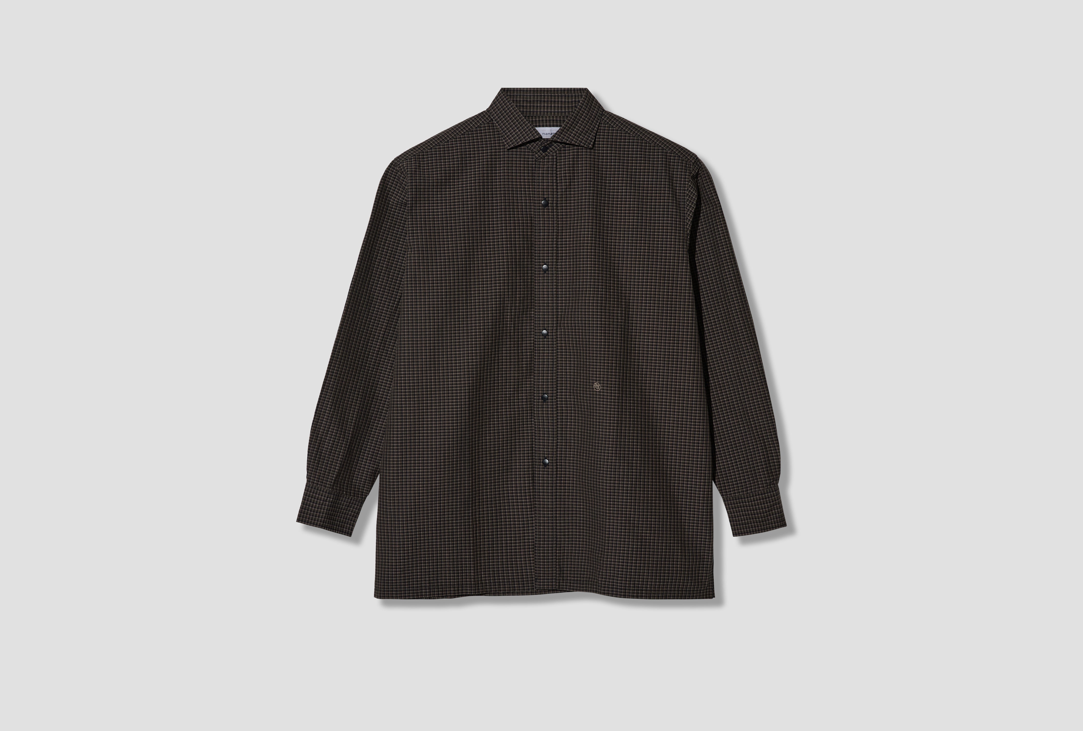 MICRO PLAID WIND SHIRT S26FG064E Navy