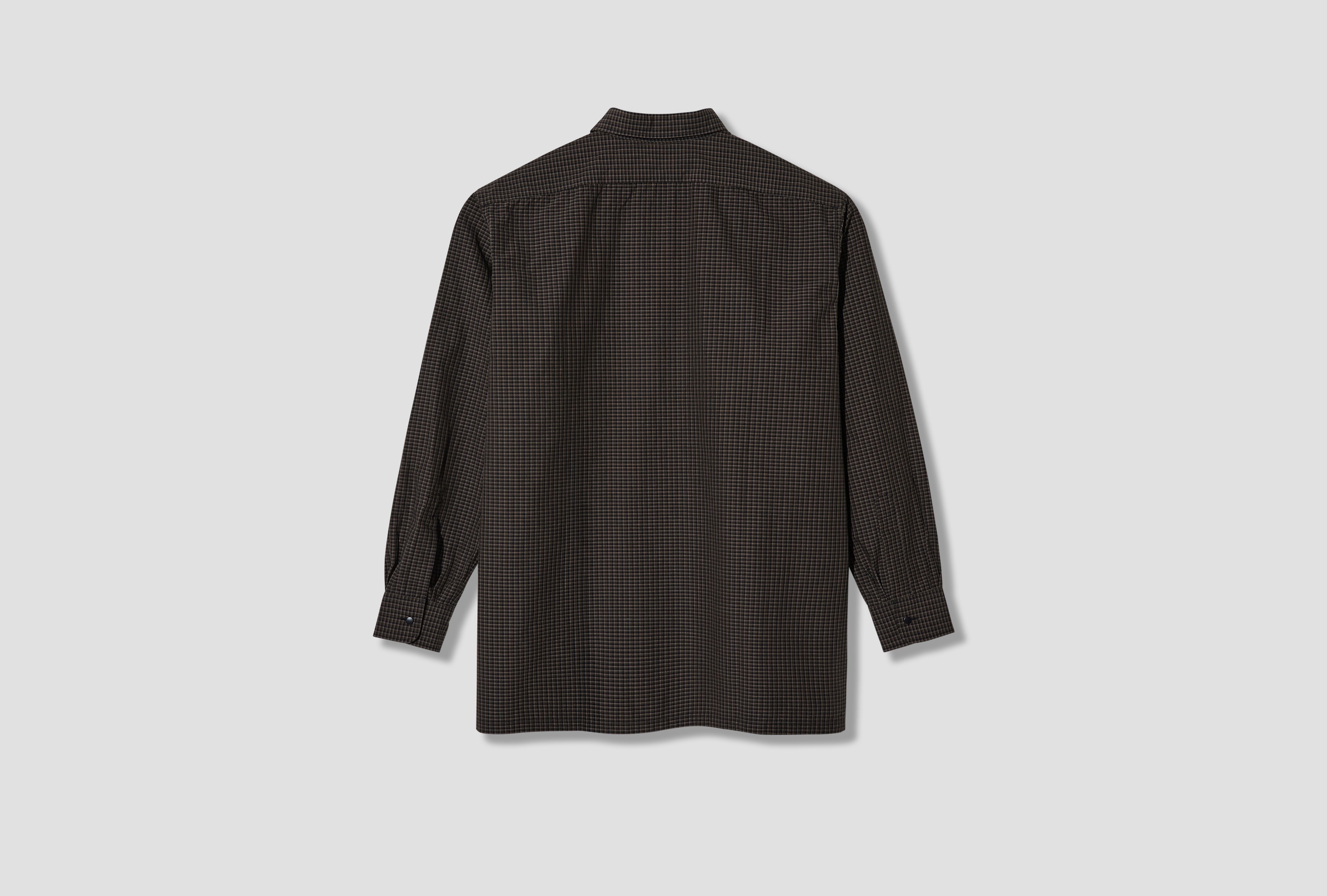 MICRO PLAID WIND SHIRT S26FG064E Navy