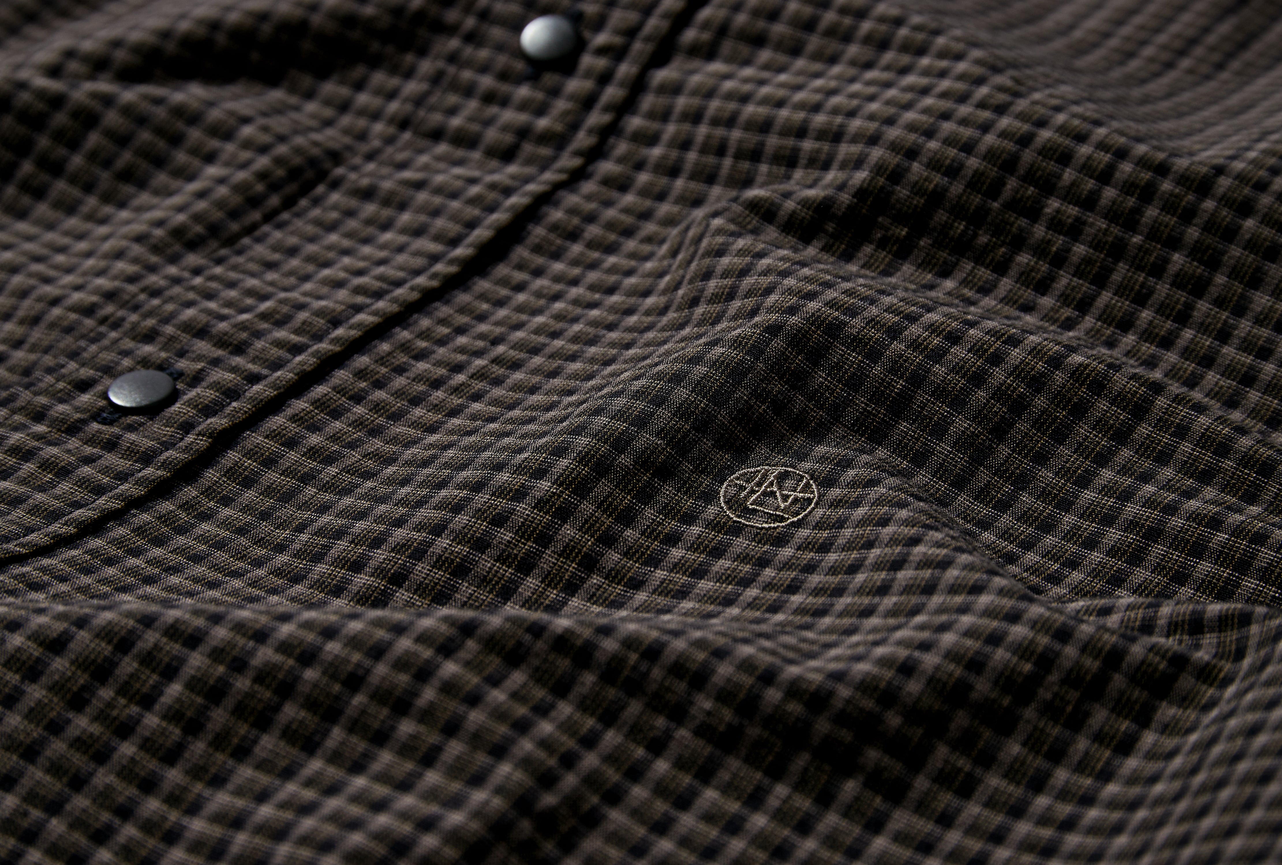 MICRO PLAID WIND SHIRT S26FG064E Navy