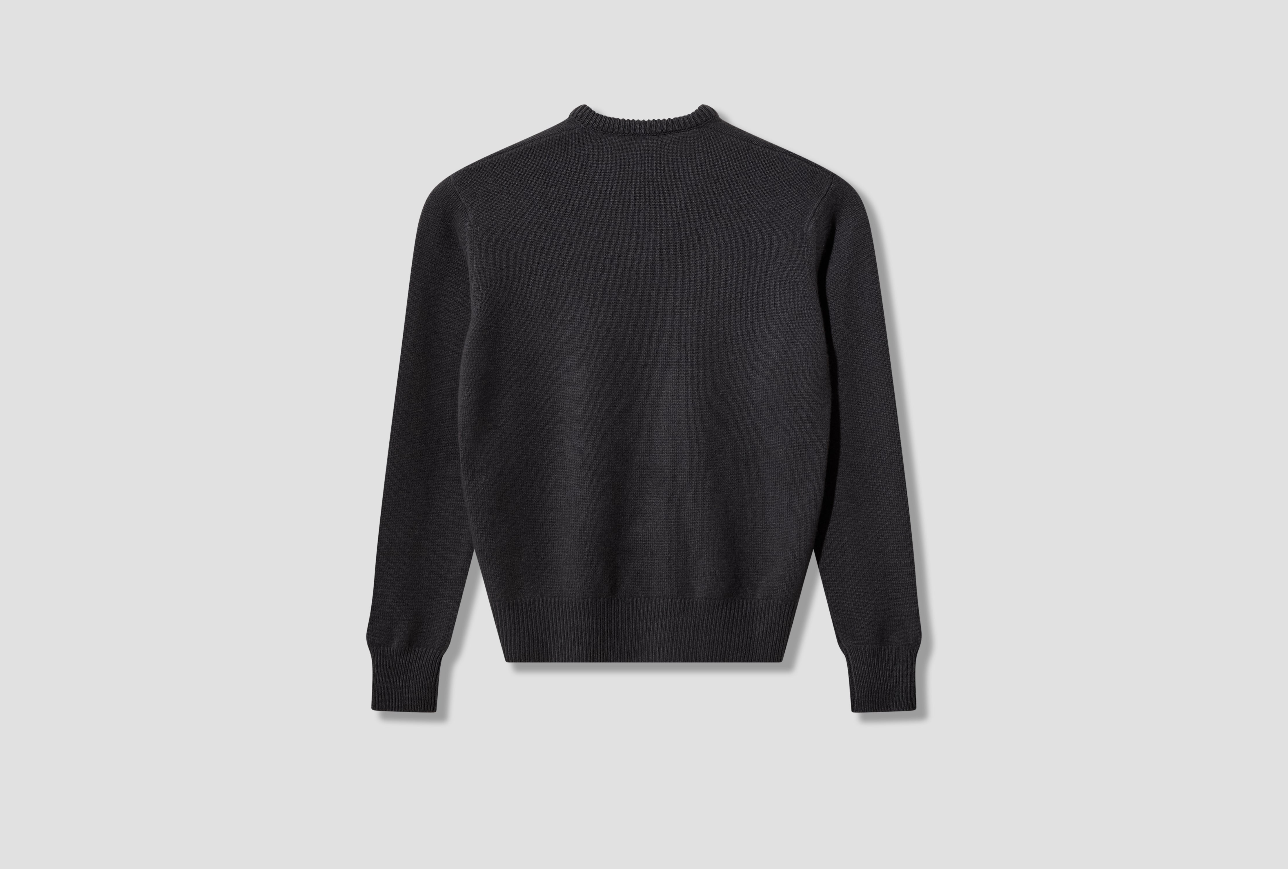 V-NECK SWEATER - CASHMERE PO0044 LK1062 Grey