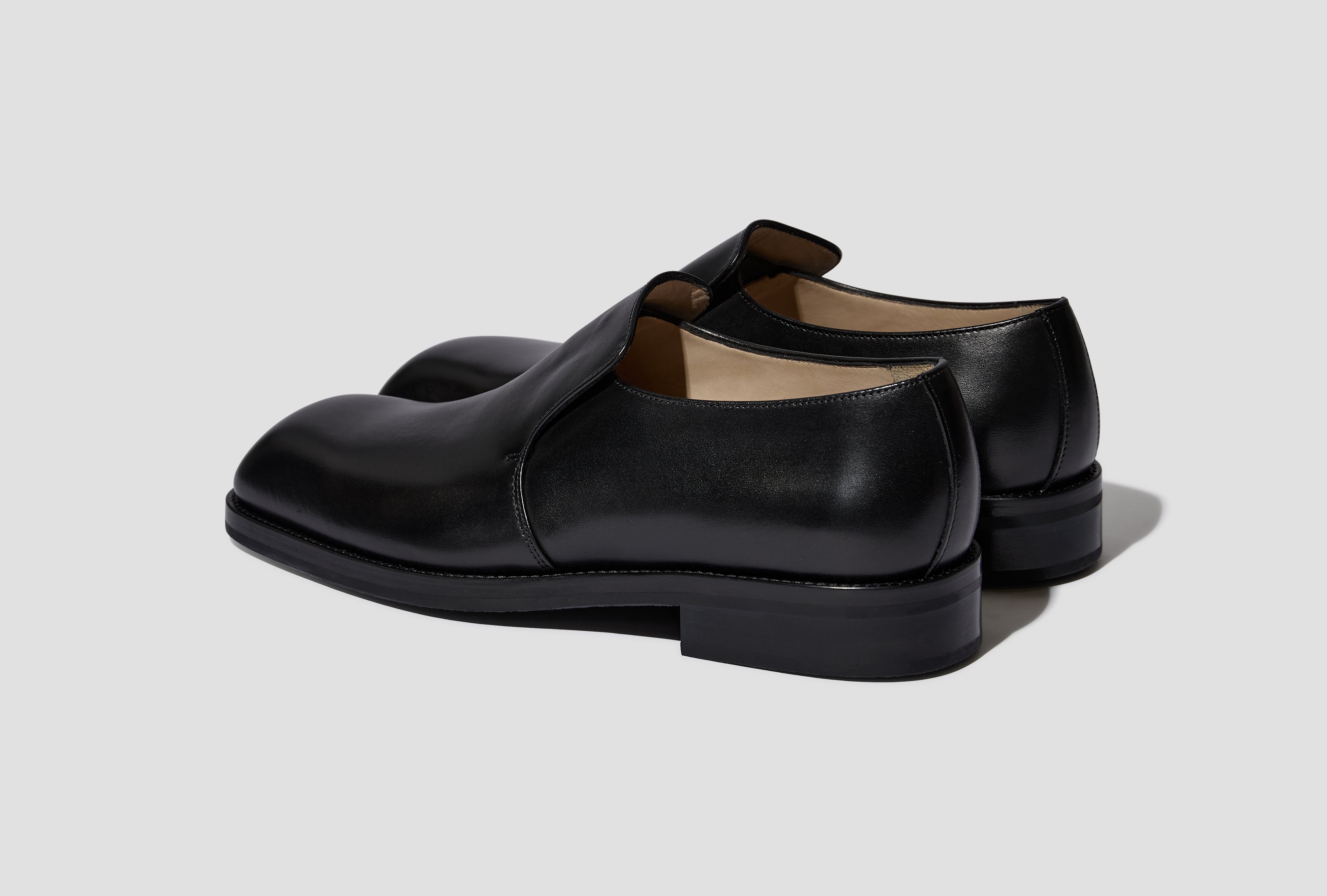 FORMAL LOAFERS - SHINY VEGETABLE-TANNED LEATHER FO0296 LL0106 Black