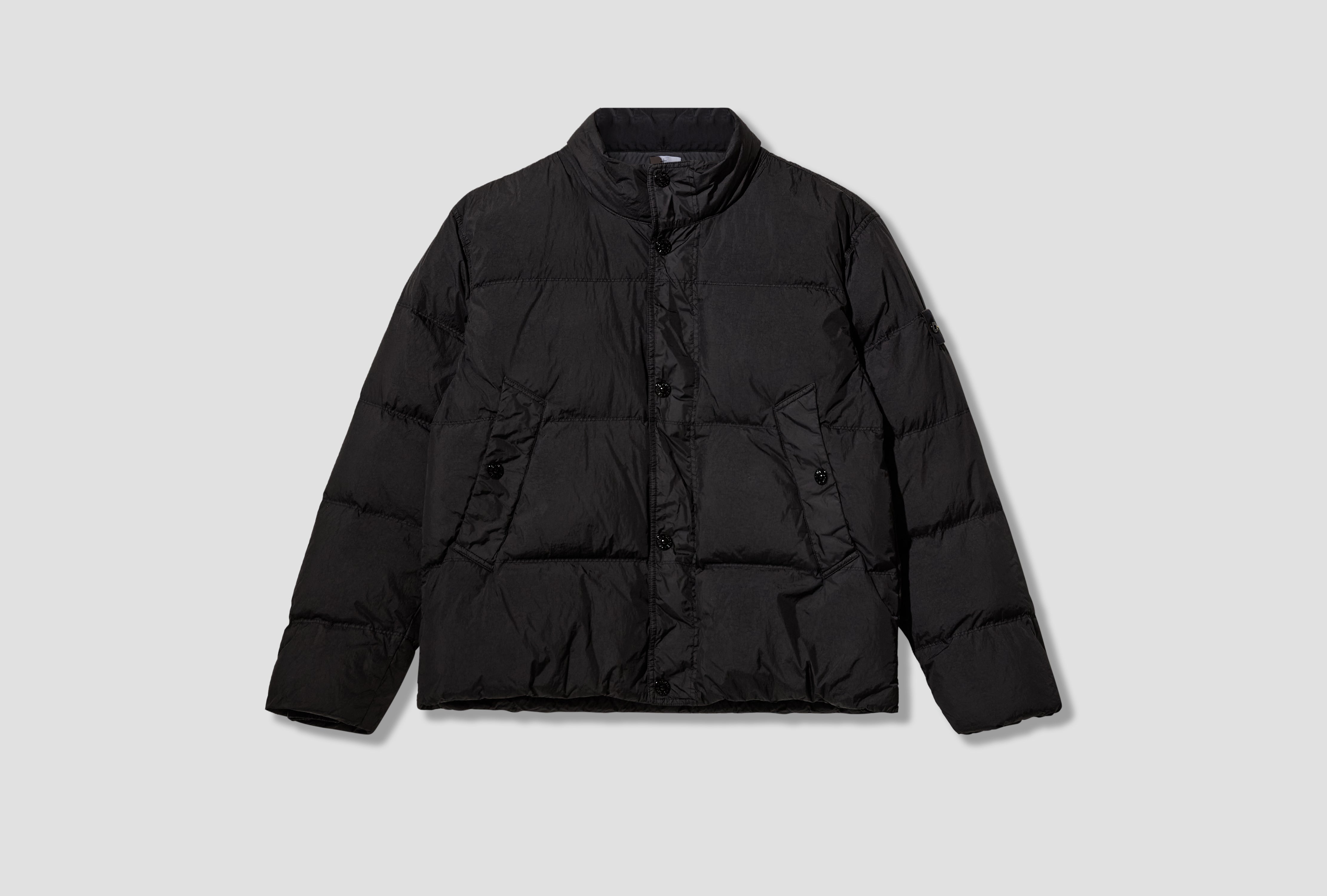 GARMENT DYED CRINKLE REPS NY RECYCLED NYLON GARMENT DYED L2 S15 41001 09 S0A23 Black