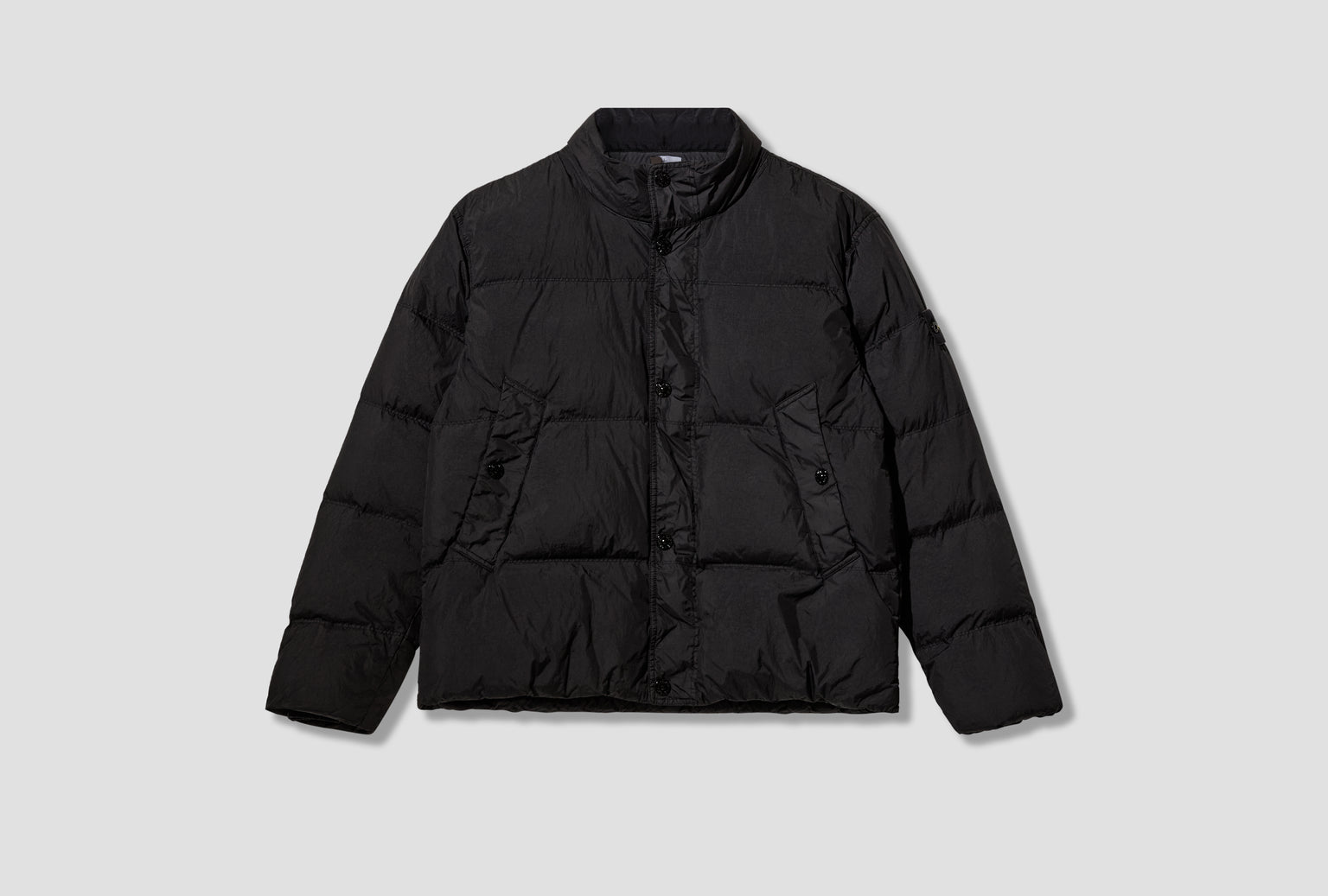 GARMENT DYED CRINKLE REPS NY RECYCLED NYLON GARMENT DYED L2 S15 41001 09 S0A23 Black