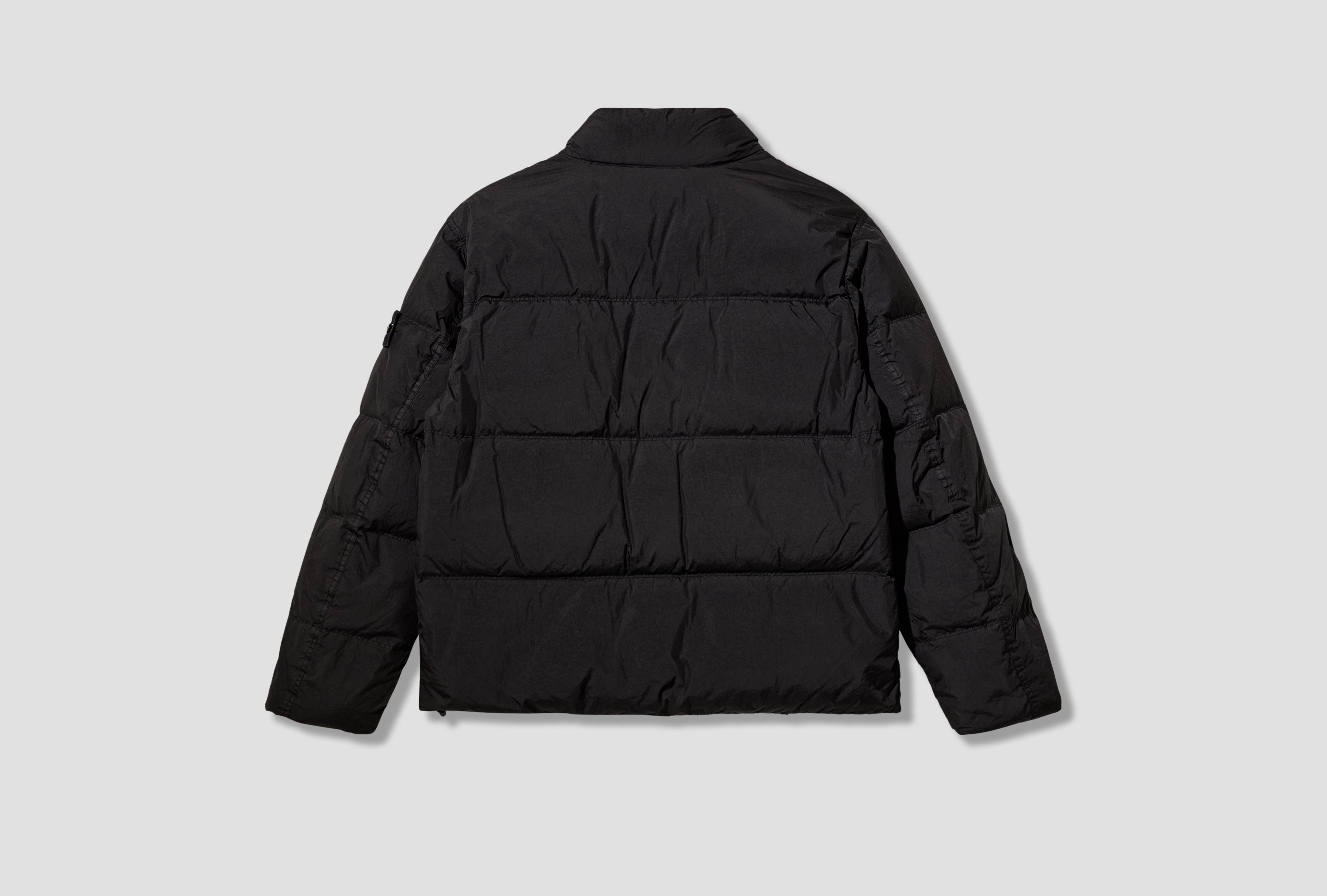 GARMENT DYED CRINKLE REPS NY RECYCLED NYLON GARMENT DYED L2 S15 41001 09 S0A23 Black
