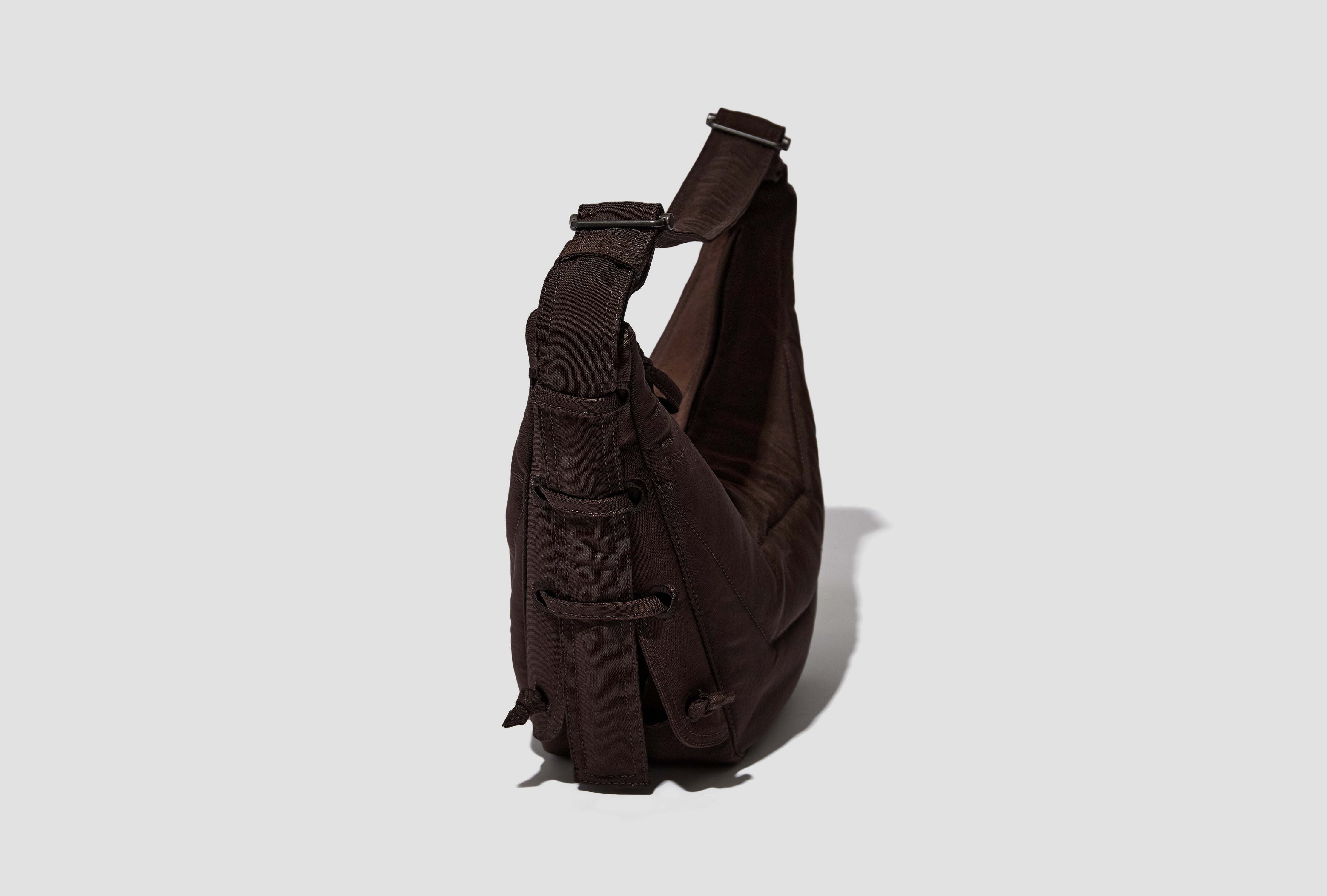 SMALL SOFT GAME BAG - WATER REPELLENT NYLON CANVAS / CHOCOLATE TRUFFLE BG293 LF1330