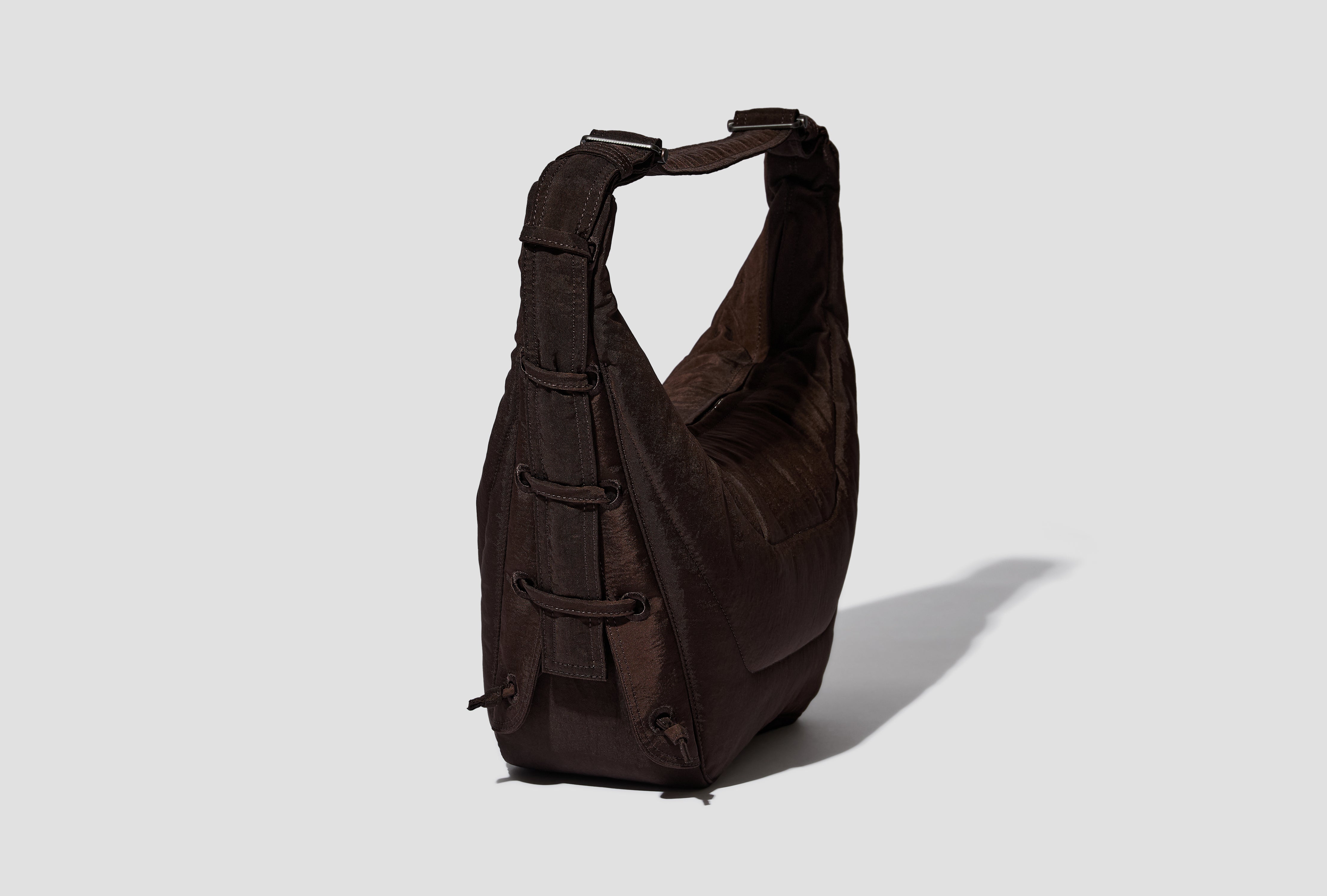 MEDIUM SOFT GAME BAG - WATER REPELLENT NYLON CANVAS BG0074 LF1330 CHOCOLATE TRUFFLE