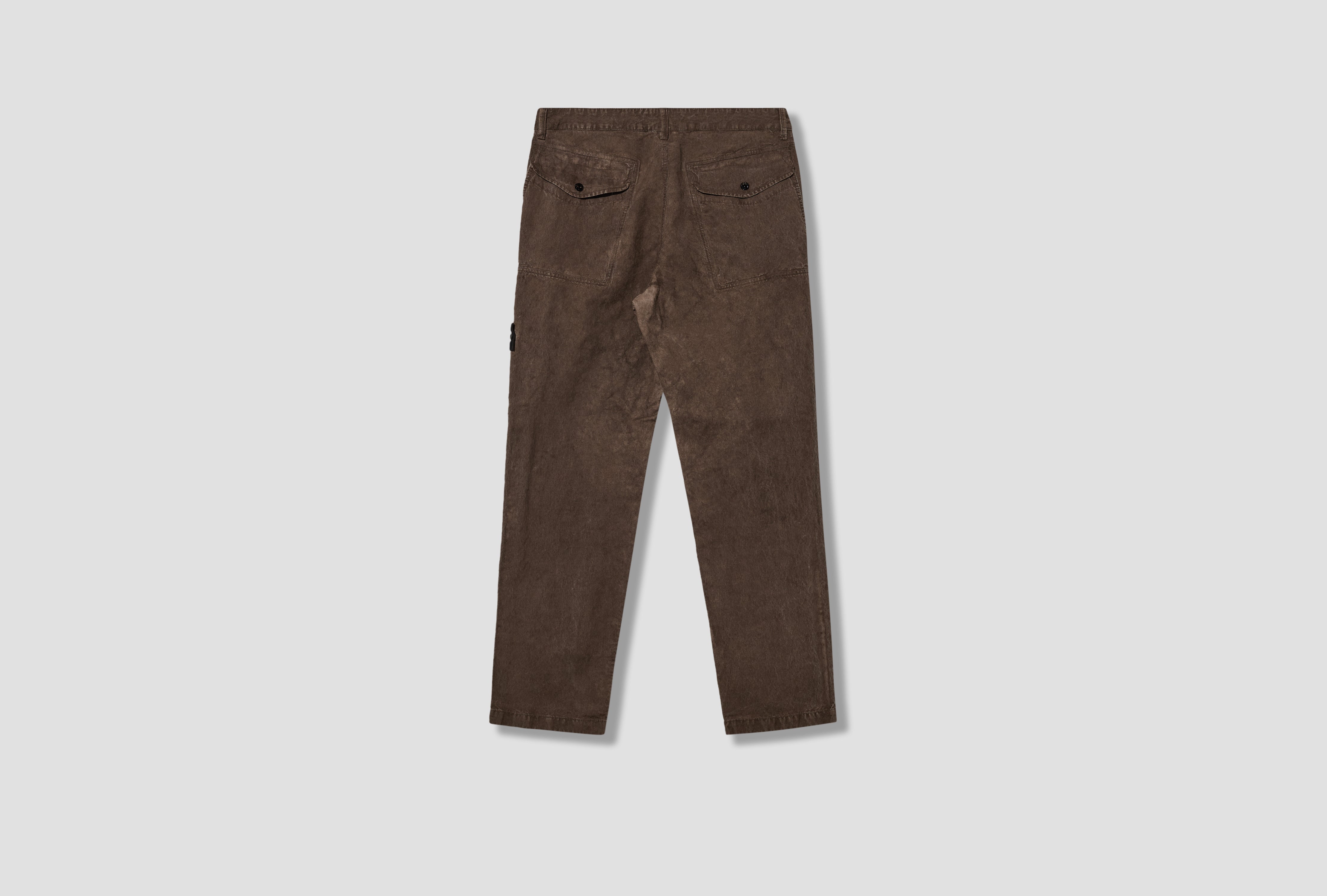 CORDUROY 88% ORGANIC COTTON GARMENT DYED 'TERRA' EFFECT L2 S15 31000 39 S0446 Dark grey