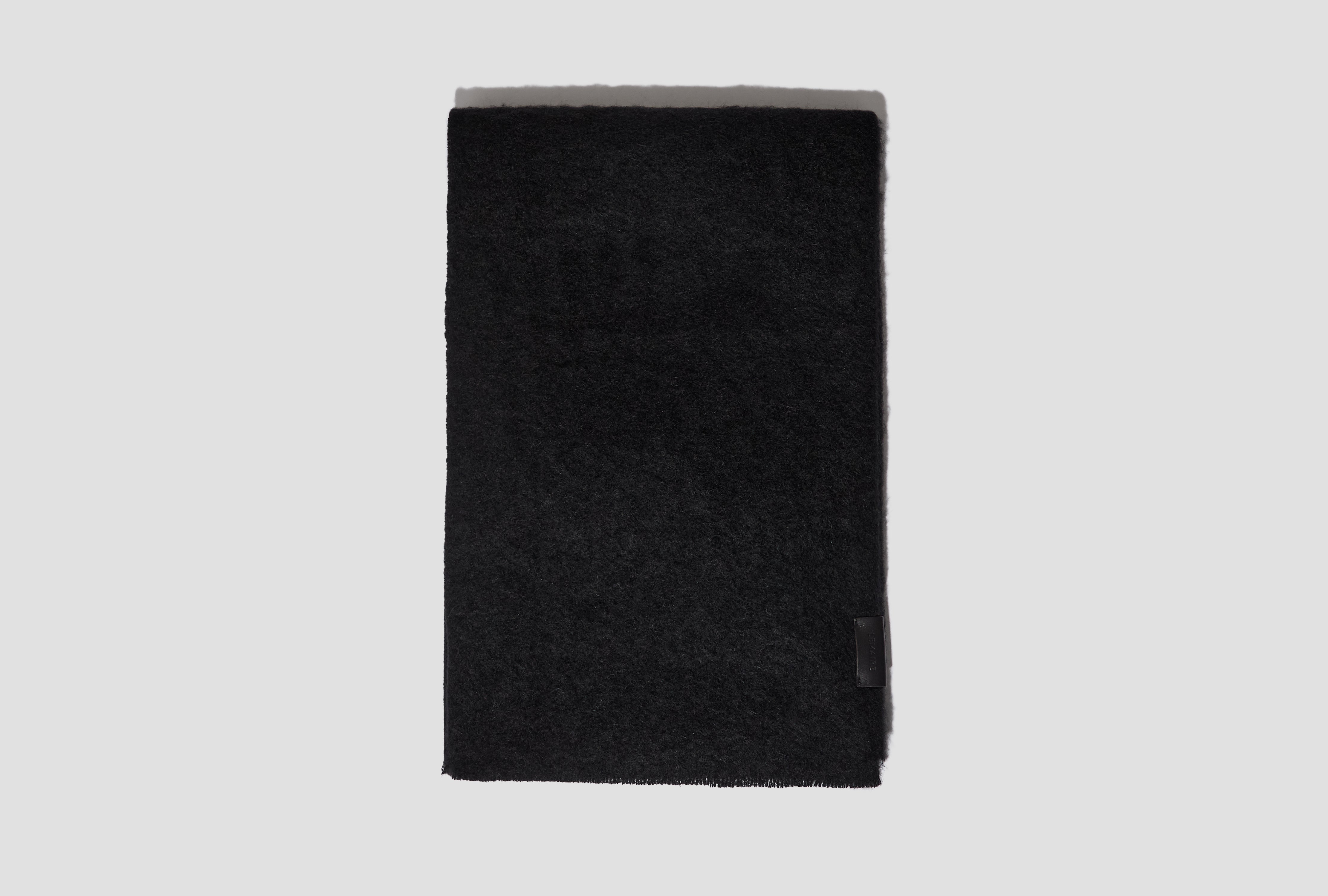 SOFT FLUFFY SCARF - ALPAGA TA0045 LF1194 Black