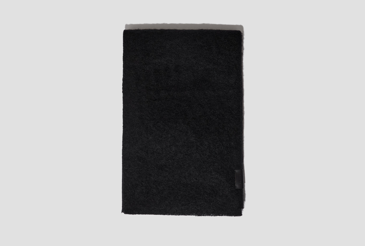 SOFT FLUFFY SCARF - ALPAGA TA0045 LF1194 Black