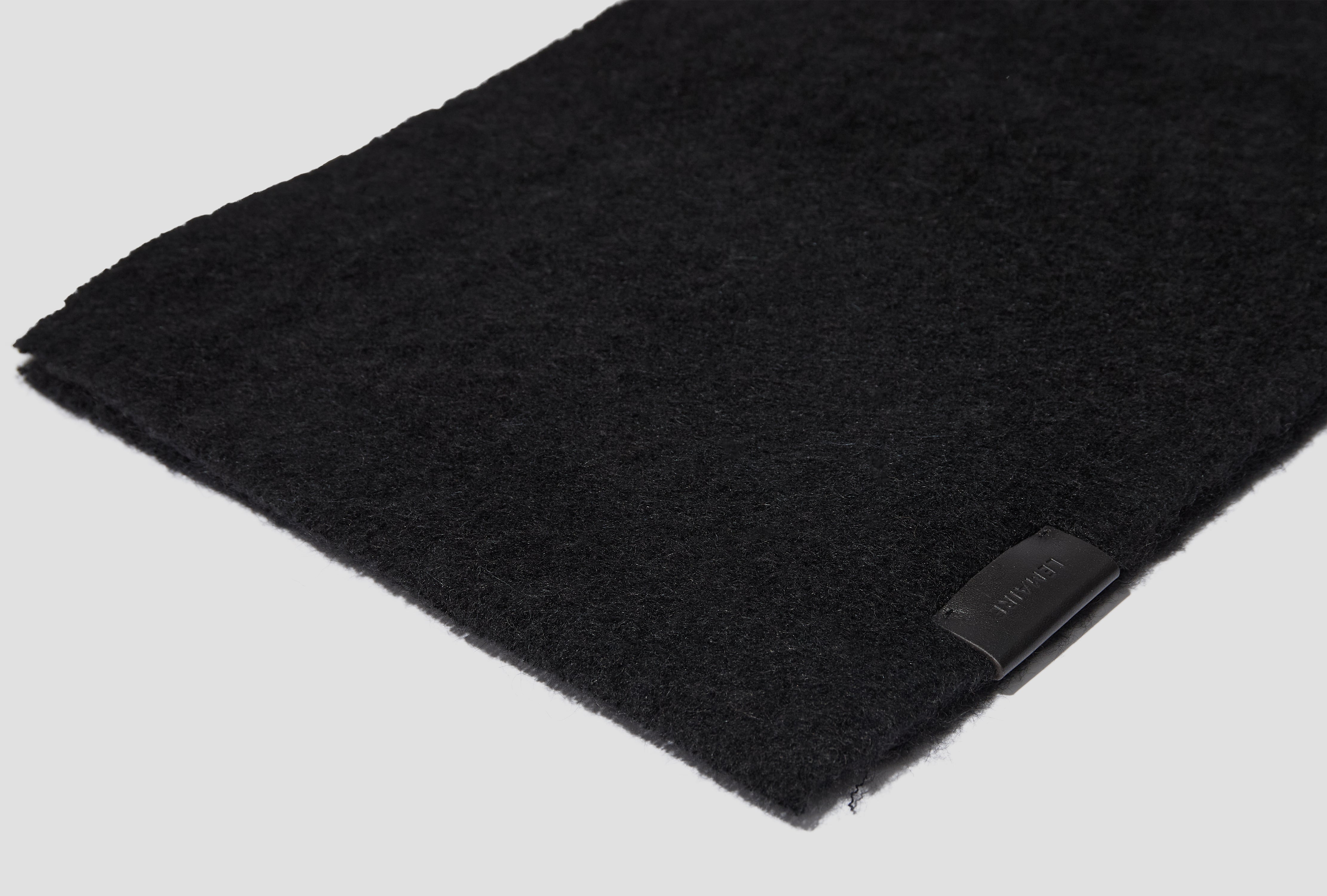 SOFT FLUFFY SCARF - ALPAGA TA0045 LF1194 Black