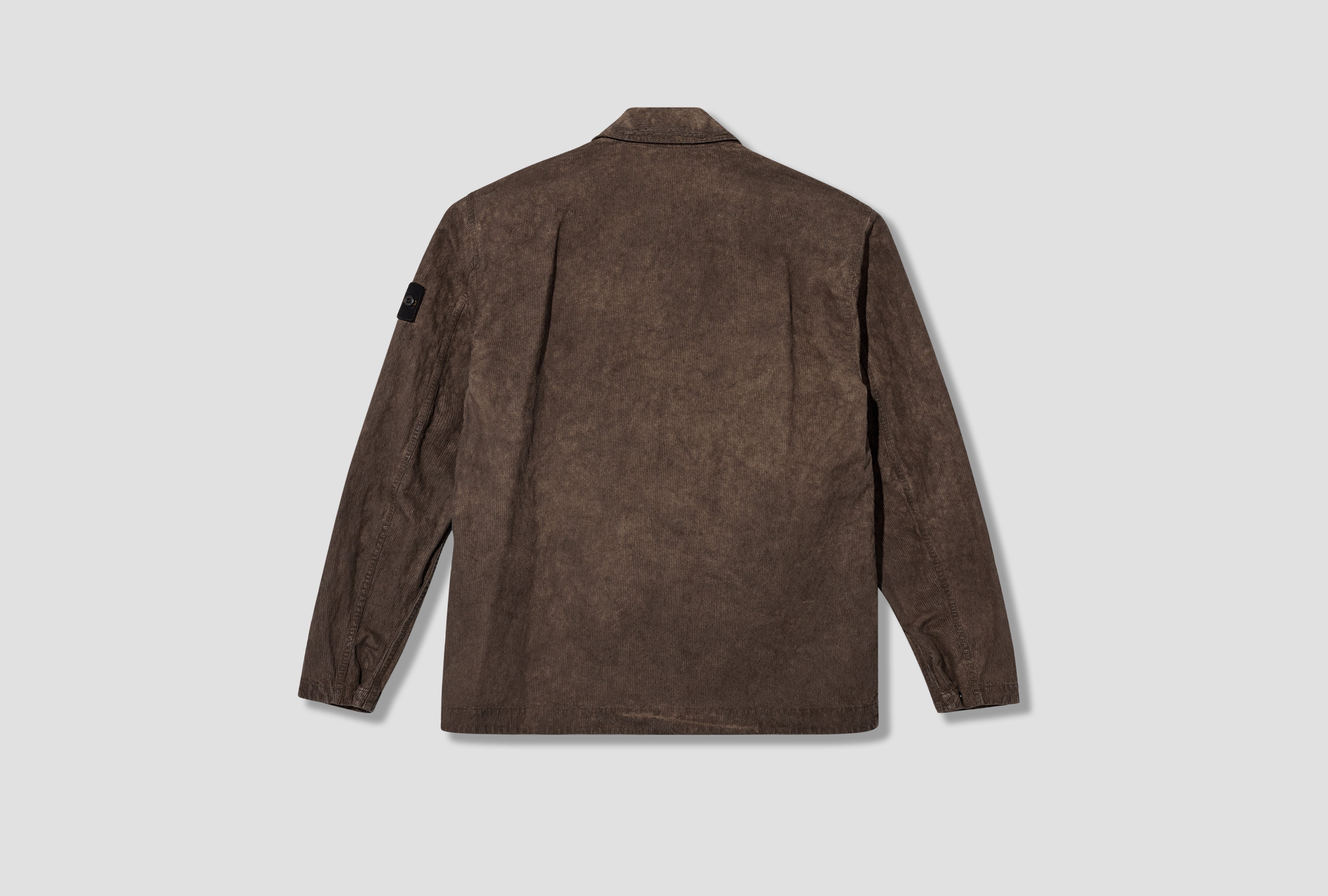 CORDUROY 88% ORGANIC COTTON GARMENT DYED 'TERRA' EFFECT  L2 S15 12000 29 S0446 Dark grey