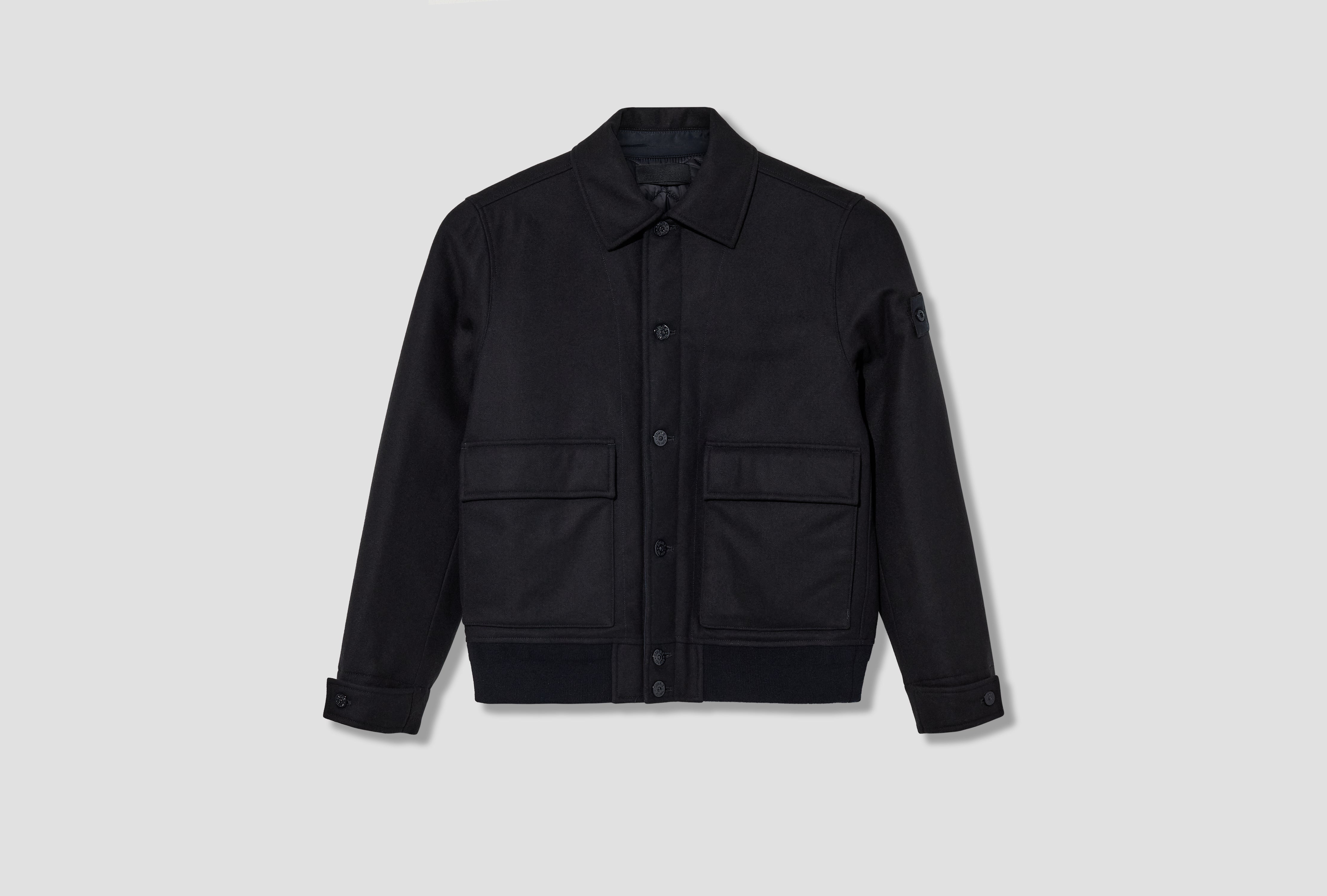 WOOL NYLON FLANNEL S.I. GHOST L2 S15 41000 17 S0F24 Navy