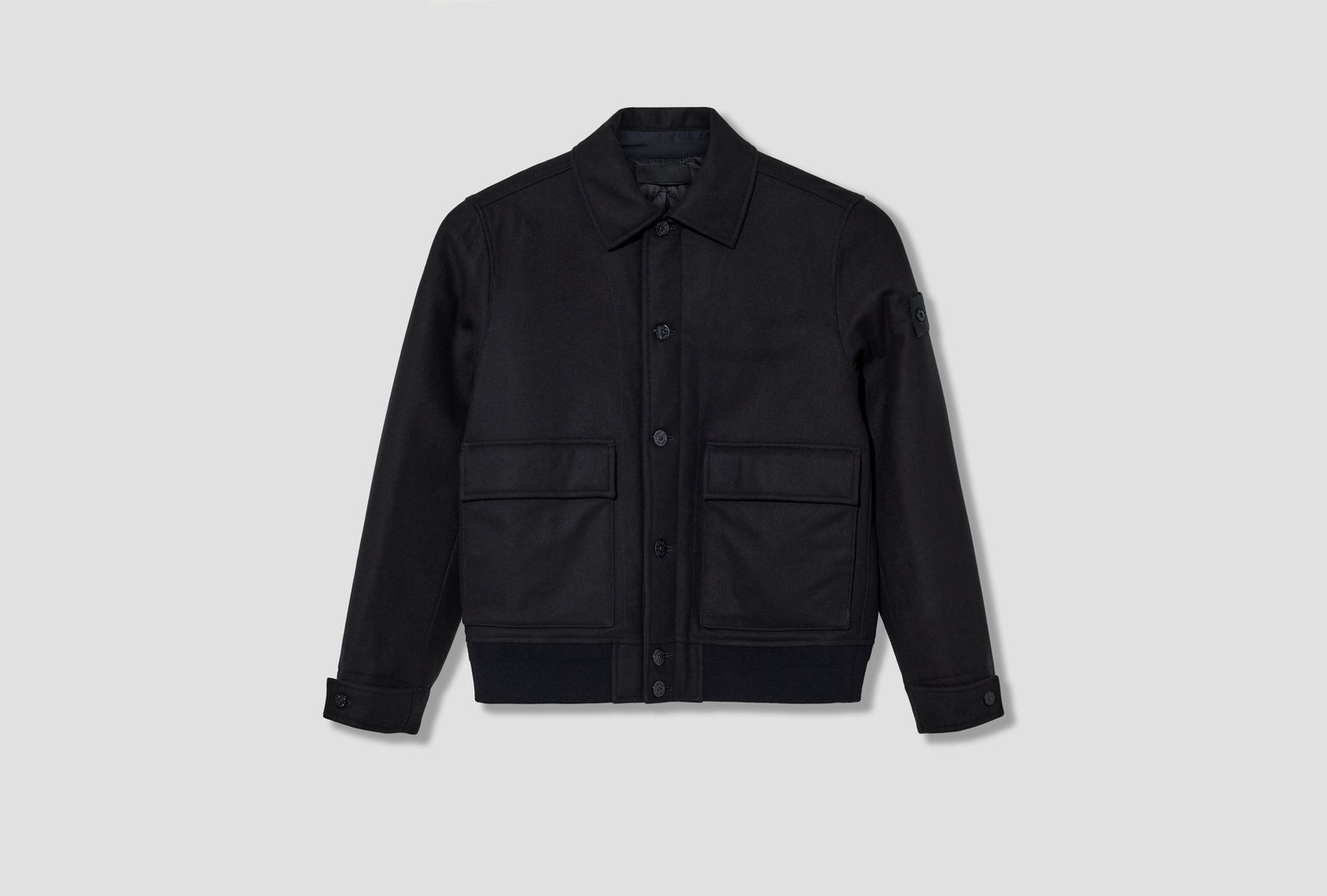 WOOL NYLON FLANNEL S.I. GHOST L2 S15 41000 17 S0F24 Navy