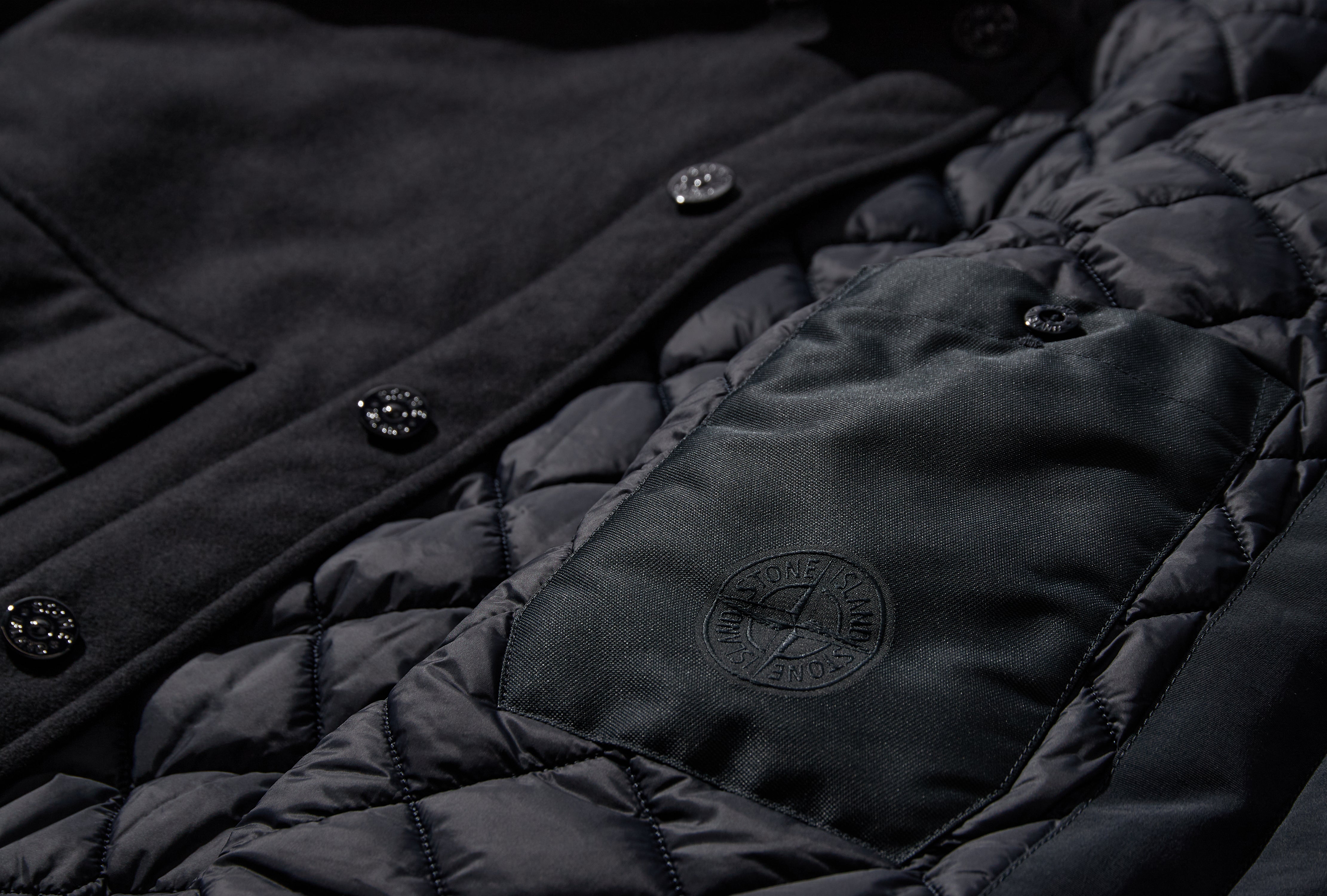 WOOL NYLON FLANNEL S.I. GHOST L2 S15 41000 17 S0F24 Navy