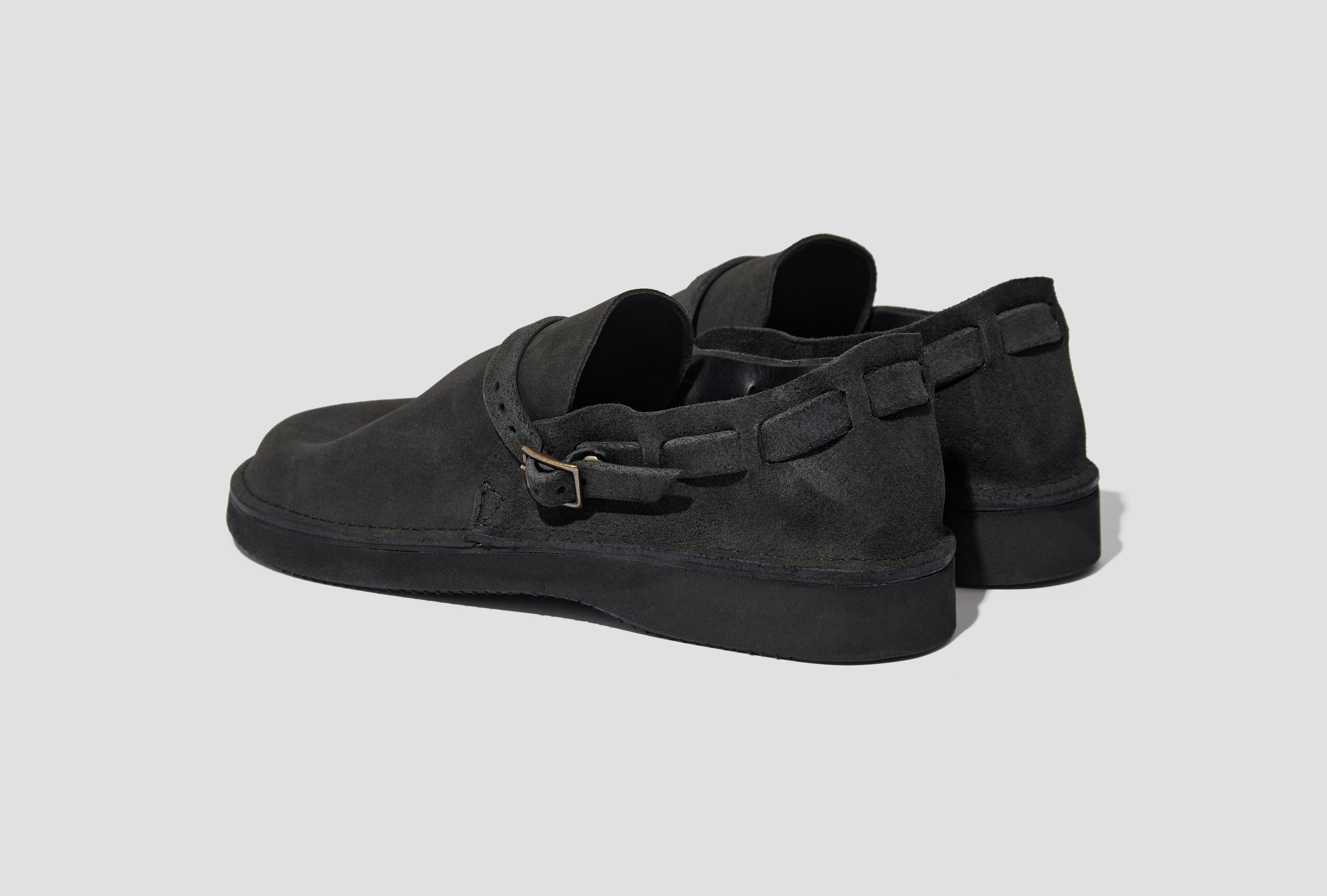 MEN'S MIDDLE ENGLISH - ROUGHOUT BLACK / WIDTH D