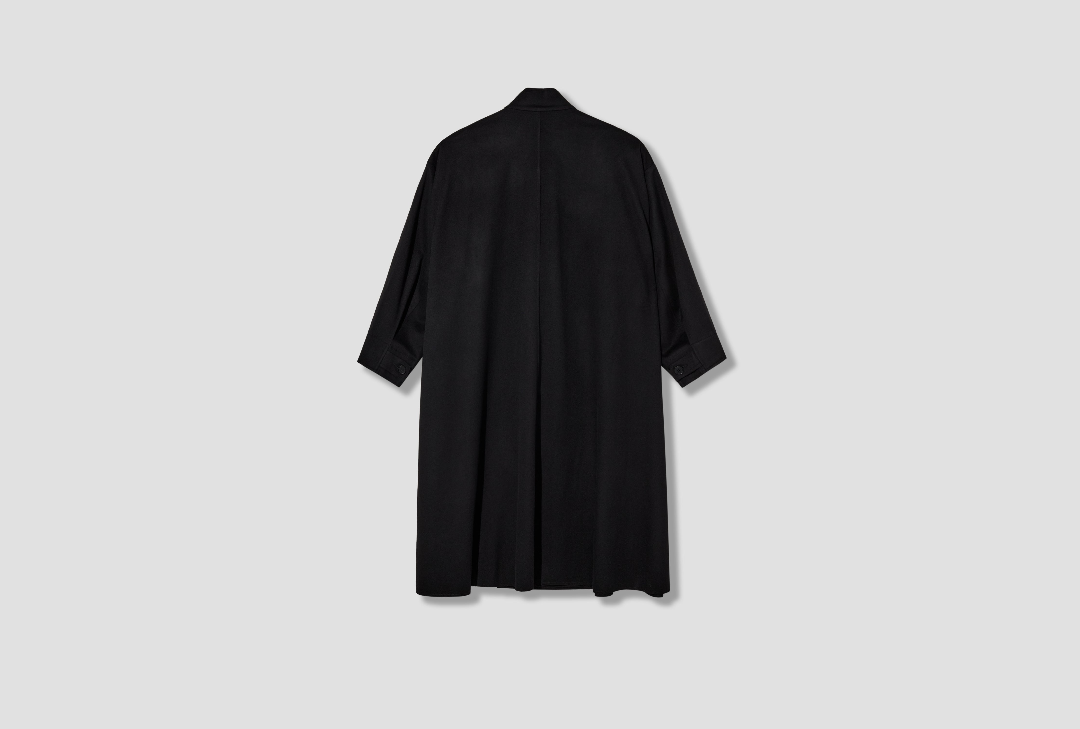 NO.65 HEAVY WOOL OVERSIZED COAT S5-65 Black