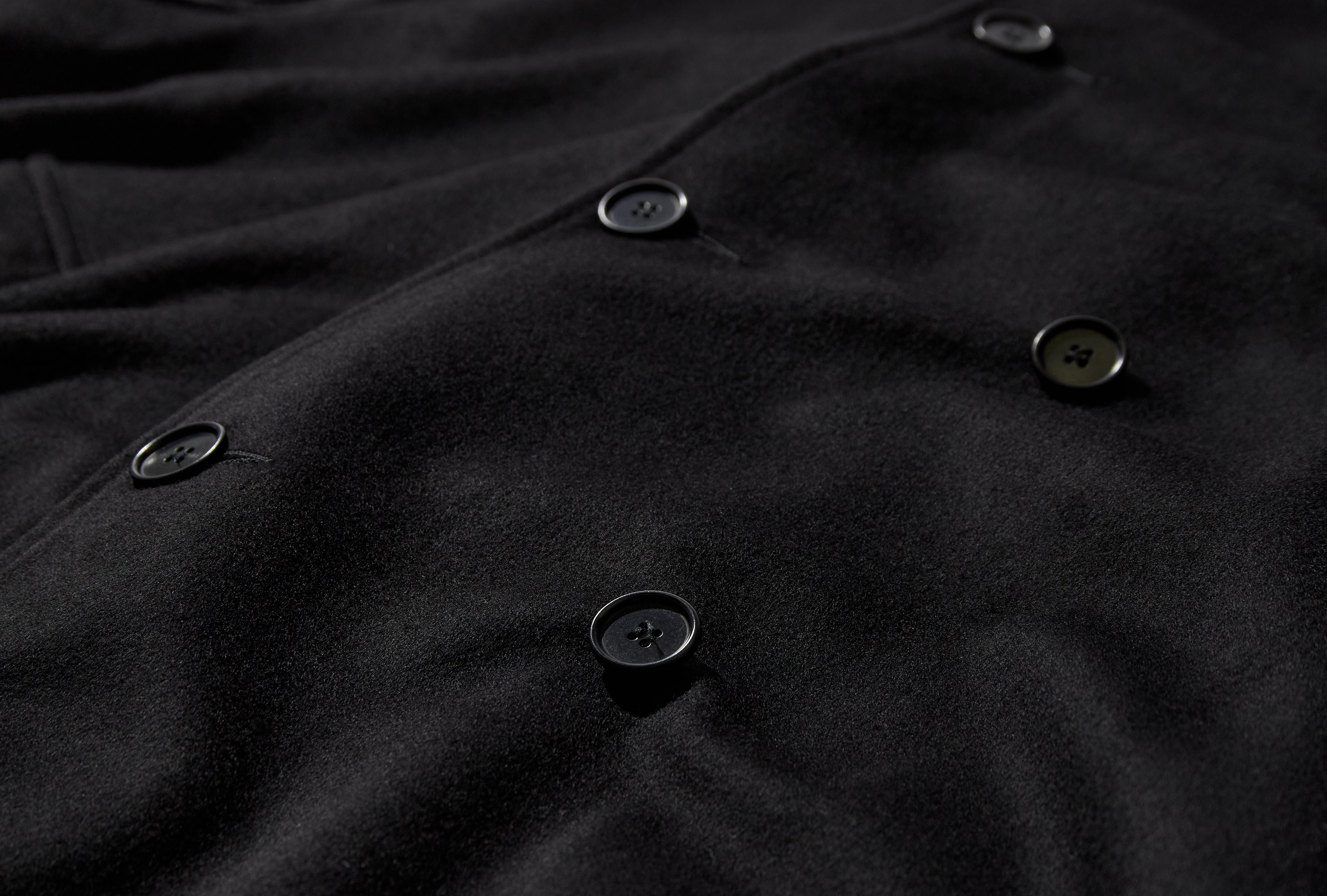 NO.65 HEAVY WOOL OVERSIZED COAT S5-65 Black
