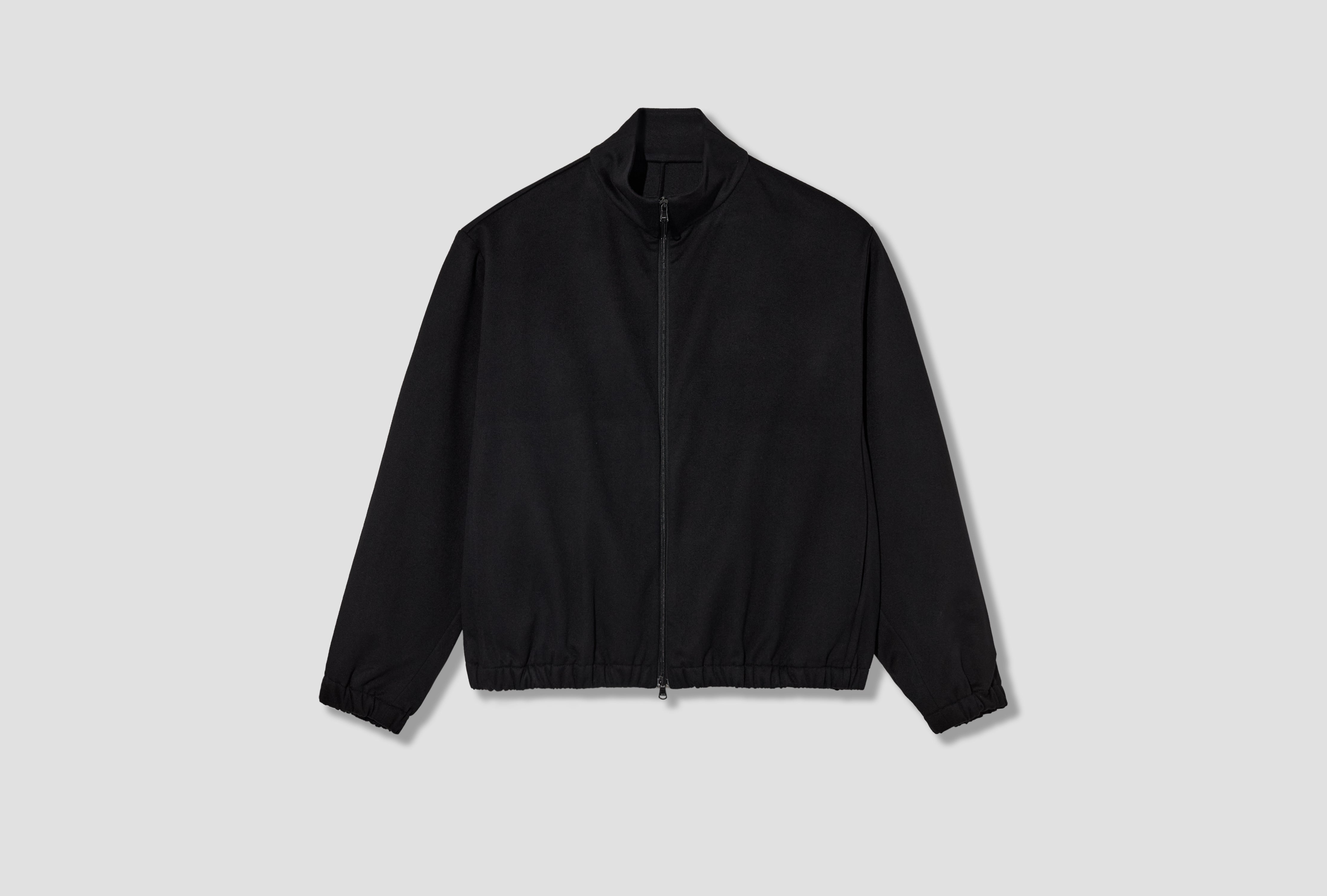 NO.261 HEAVY WOOL ZIPPER JACKET S14-261 Black