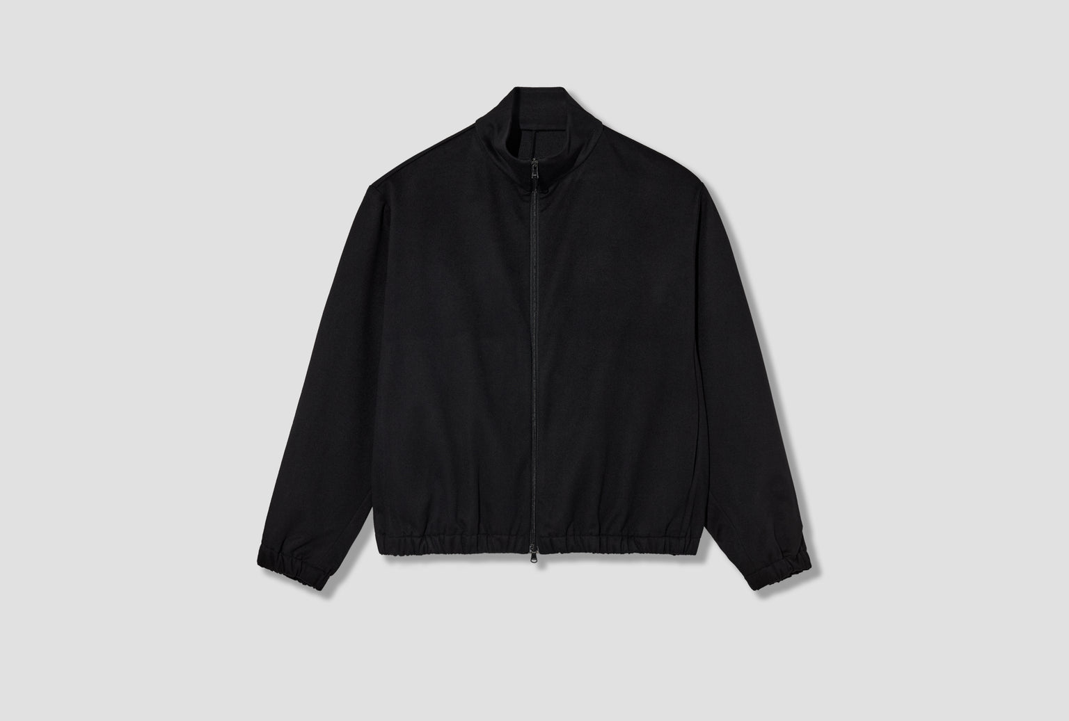 NO.261 HEAVY WOOL ZIPPER JACKET S14-261 Black
