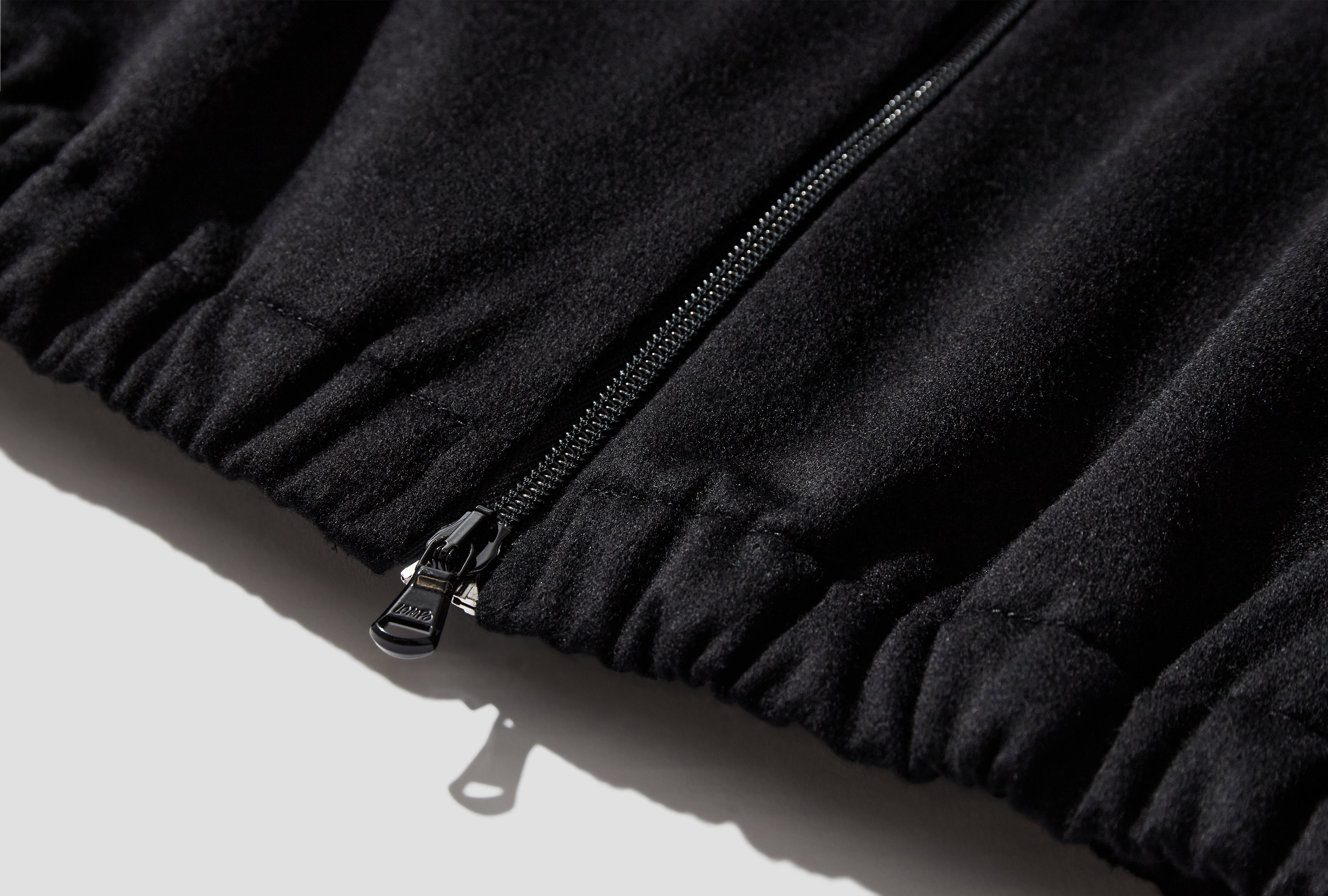 NO.261 HEAVY WOOL ZIPPER JACKET S14-261 Black
