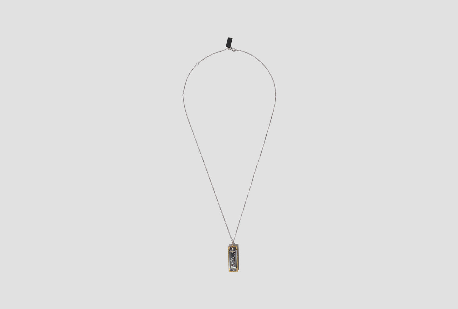 HARMONICA NECKLACE - RHODIUM SILVER JW0034 LO0042 Silver