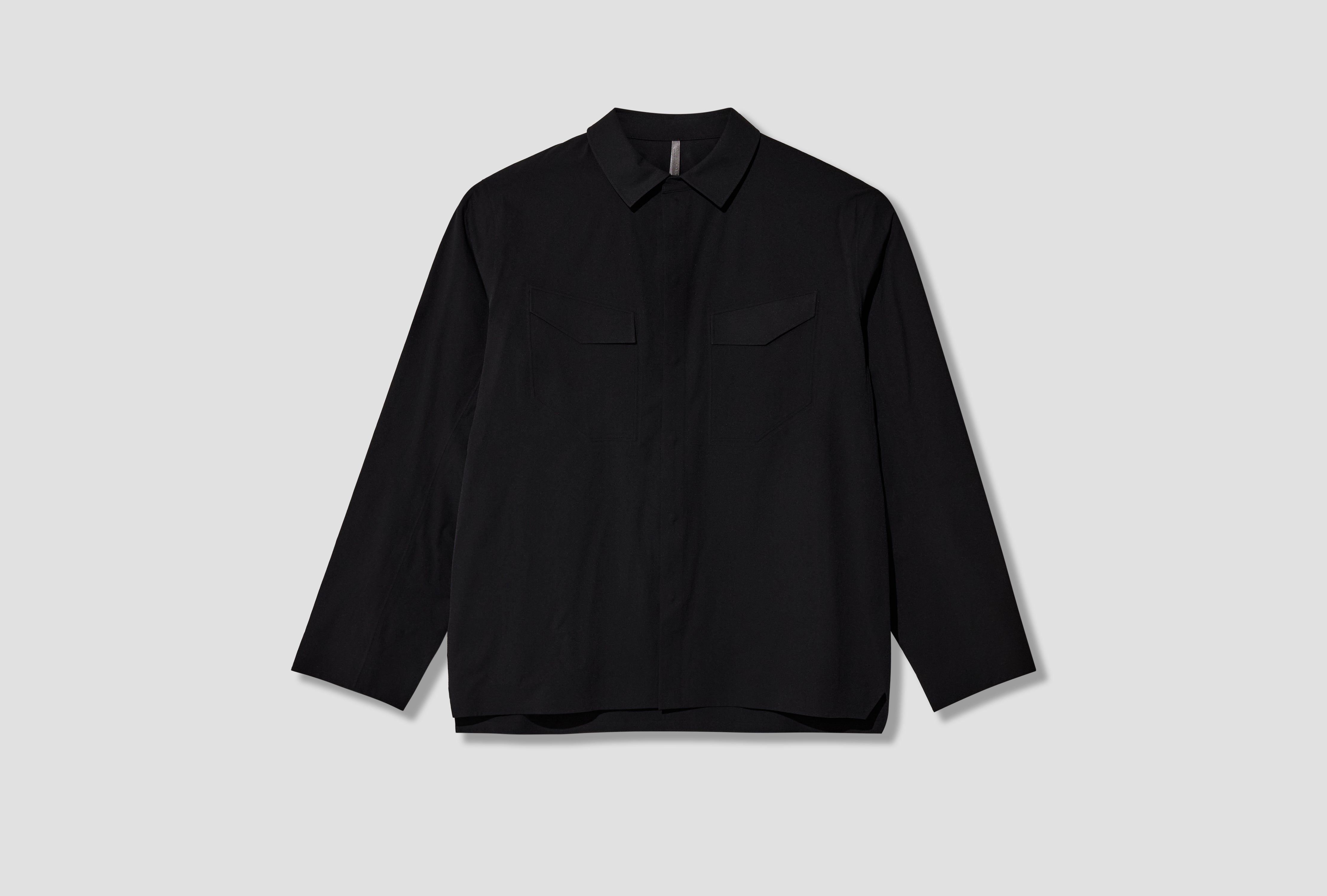 FIELD SHIRT LS MEN'S X000010677' Black