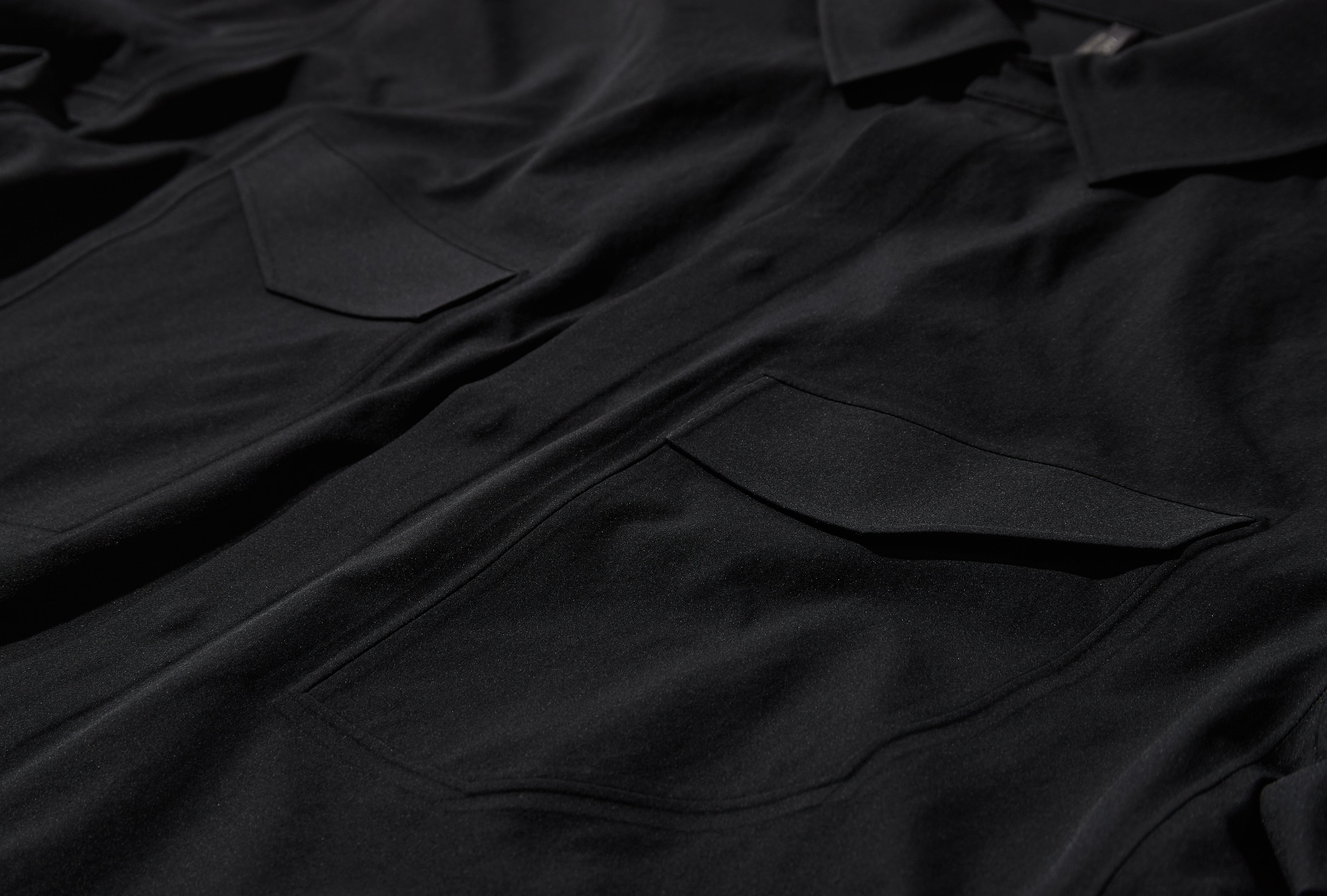FIELD SHIRT LS MEN'S X000010677' Black