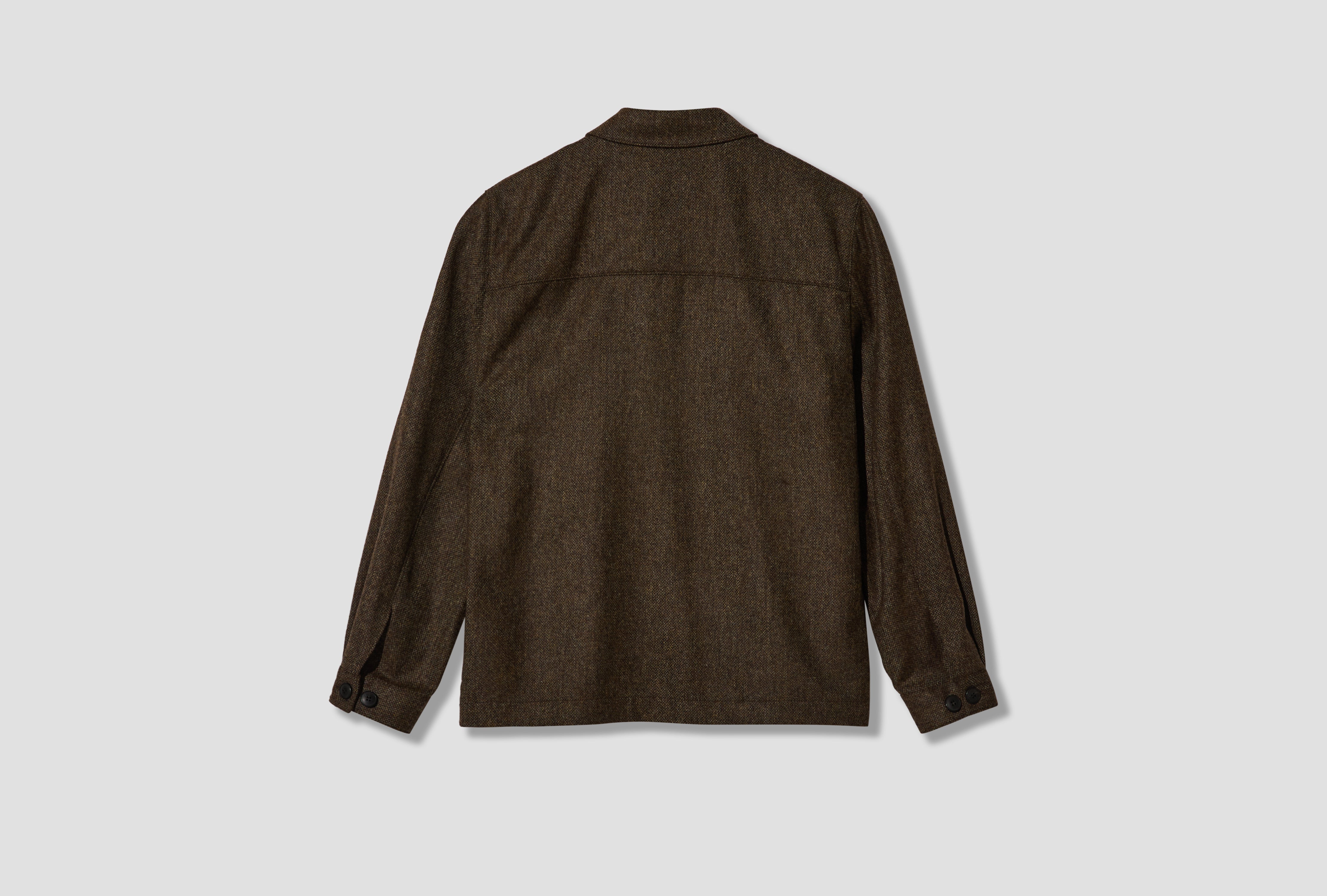 WOOL TWILL CHORE JACKET MJAC7227-GNJR Green