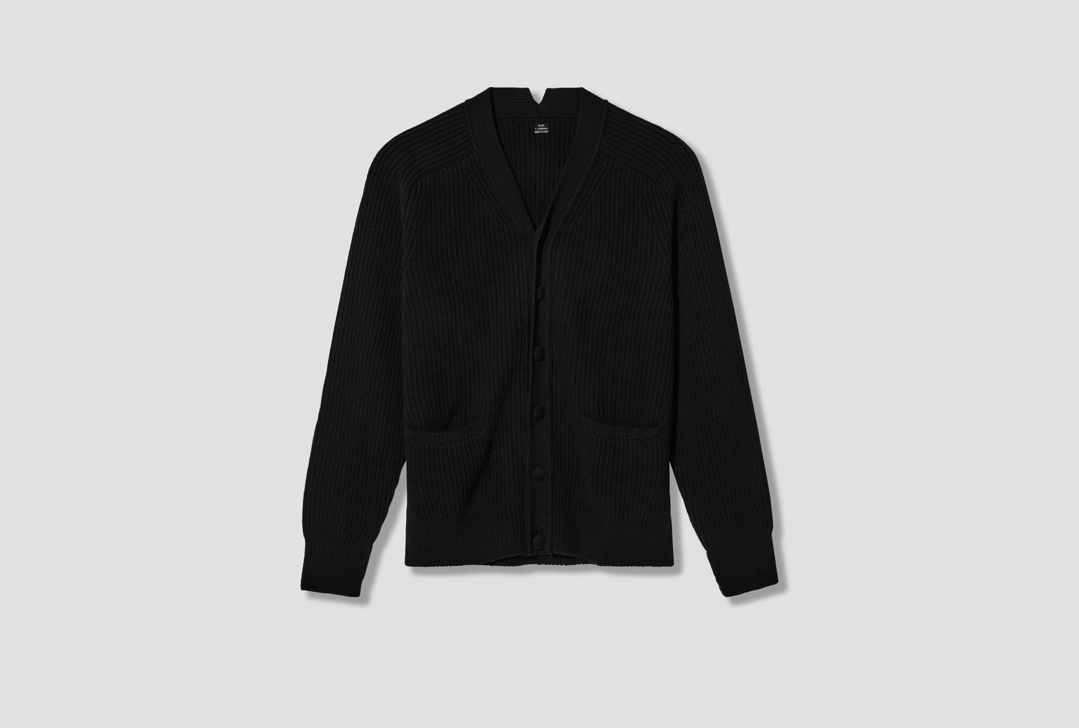RIBBED CARDIGAN CL306 Black