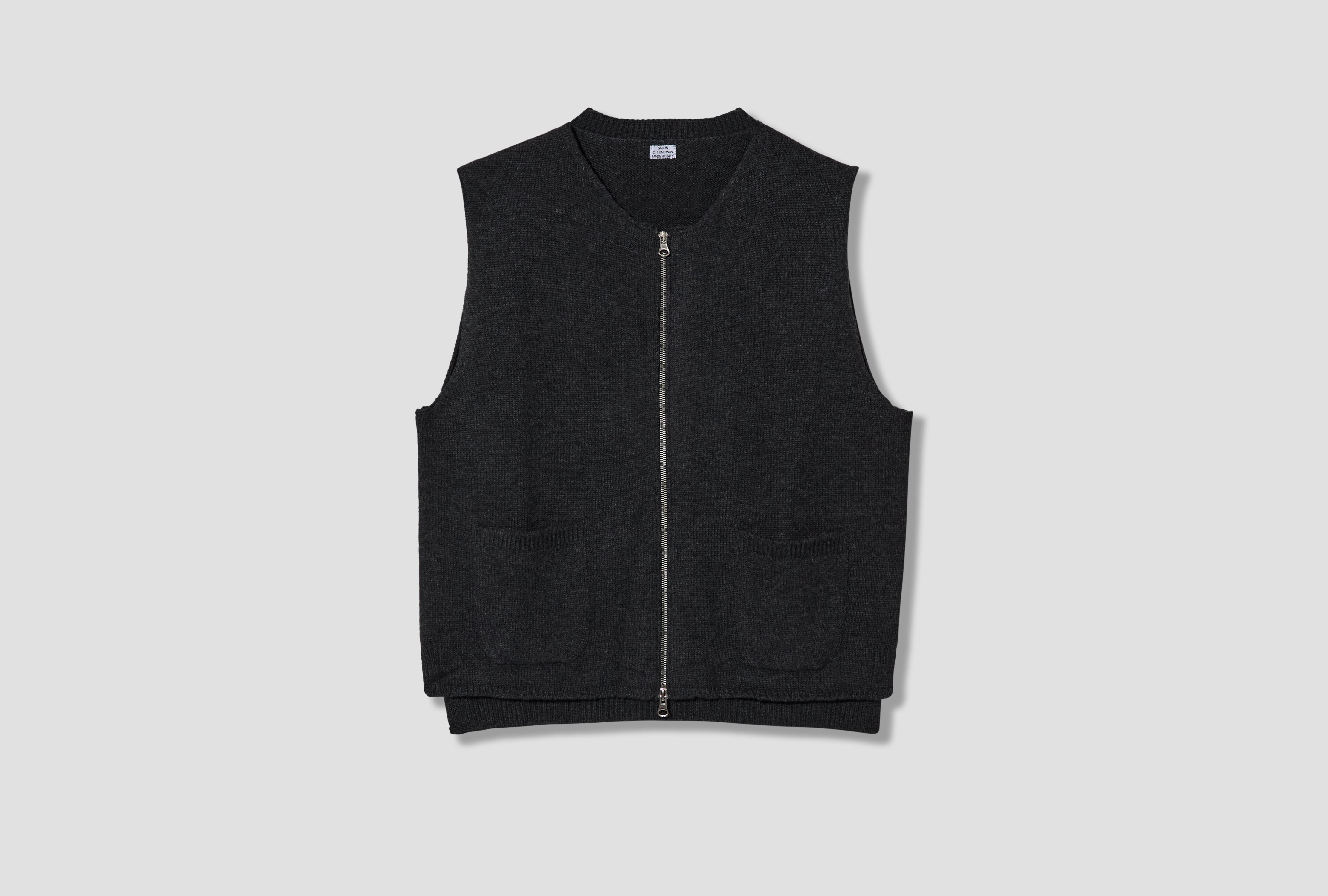 ZIP GILET CL316 Grey