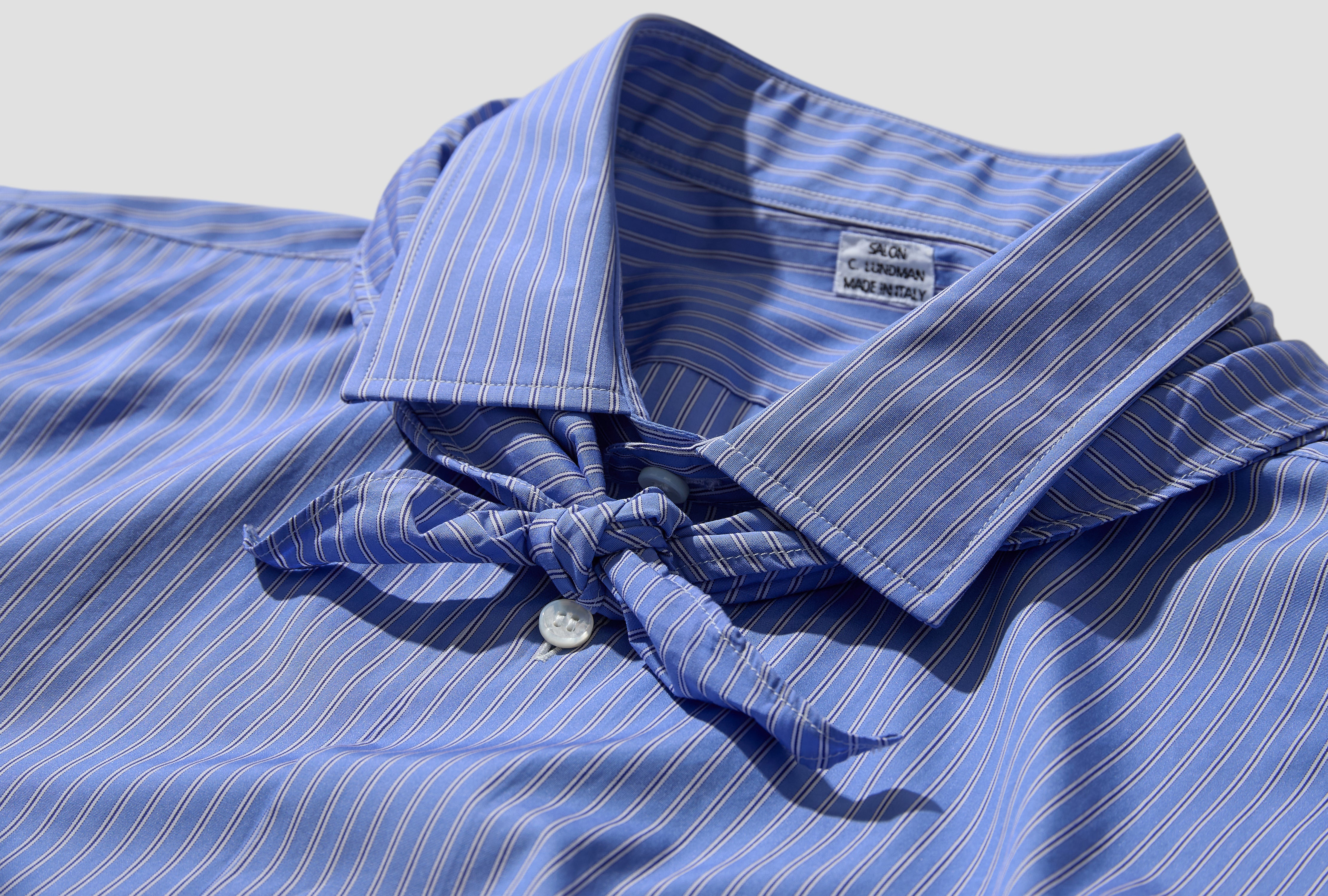 BANDANA SHIRT - FINE POLO STRIPE CL509