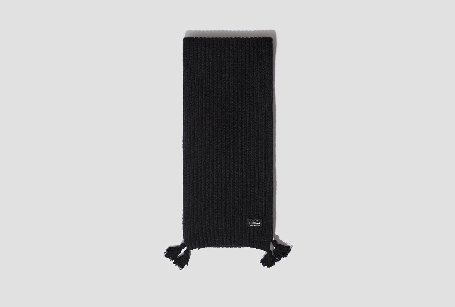 TASSEL SCARF CL618 Black