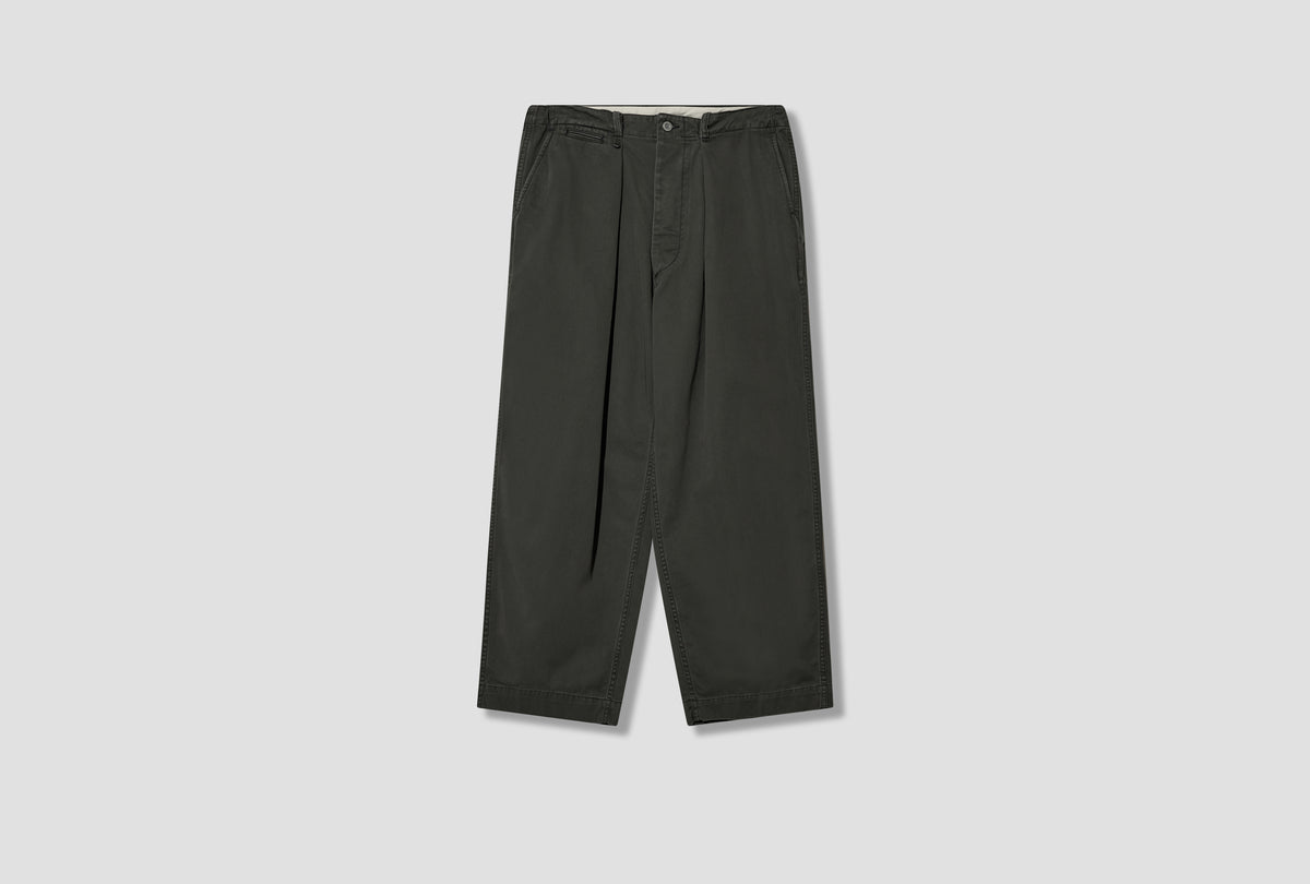 ALBARN - AGED-EFFECT RESIZED CHINO TROUSERS NN-0801T18 Grey