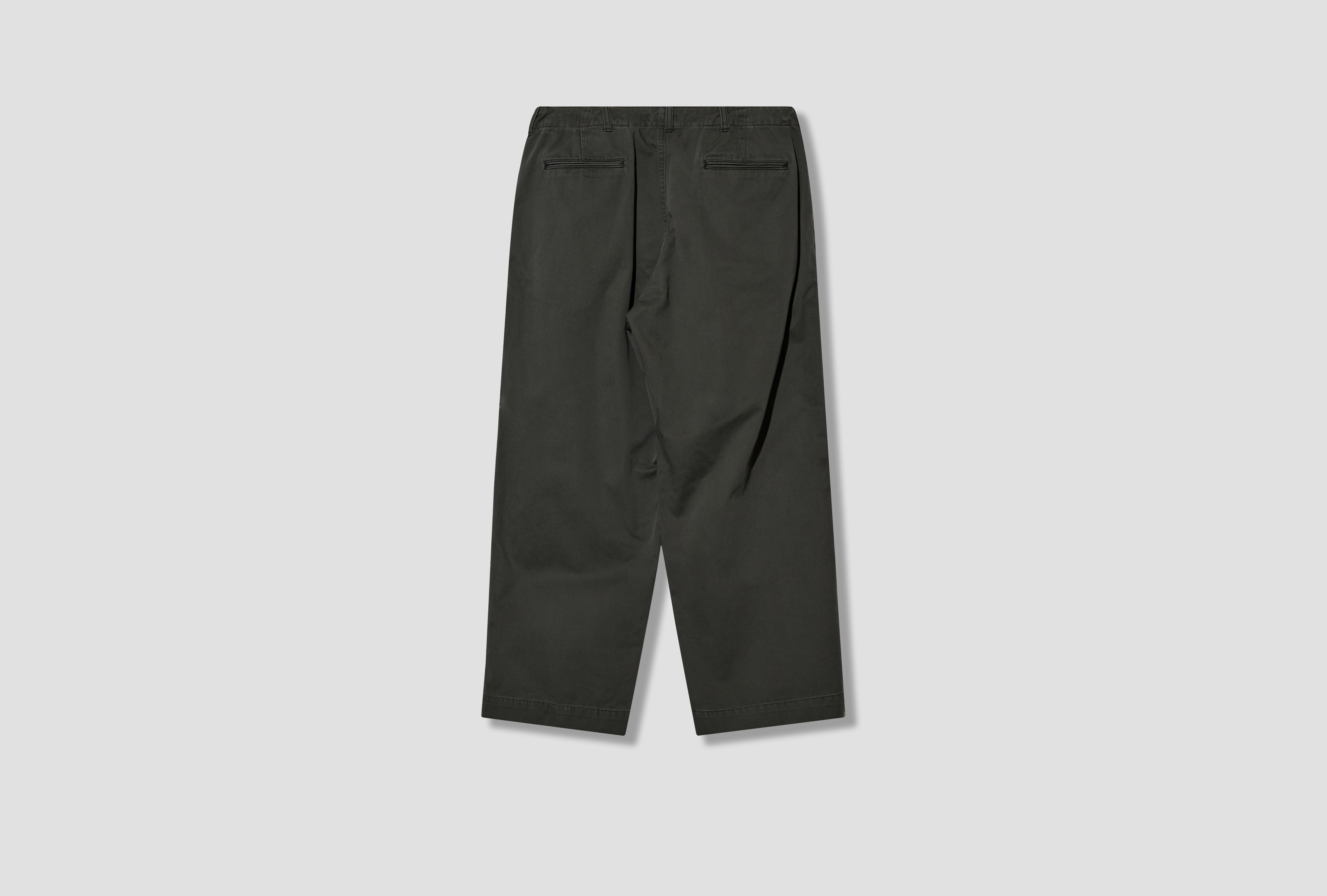 ALBARN - AGED-EFFECT RESIZED CHINO TROUSERS NN-0801T18 Grey