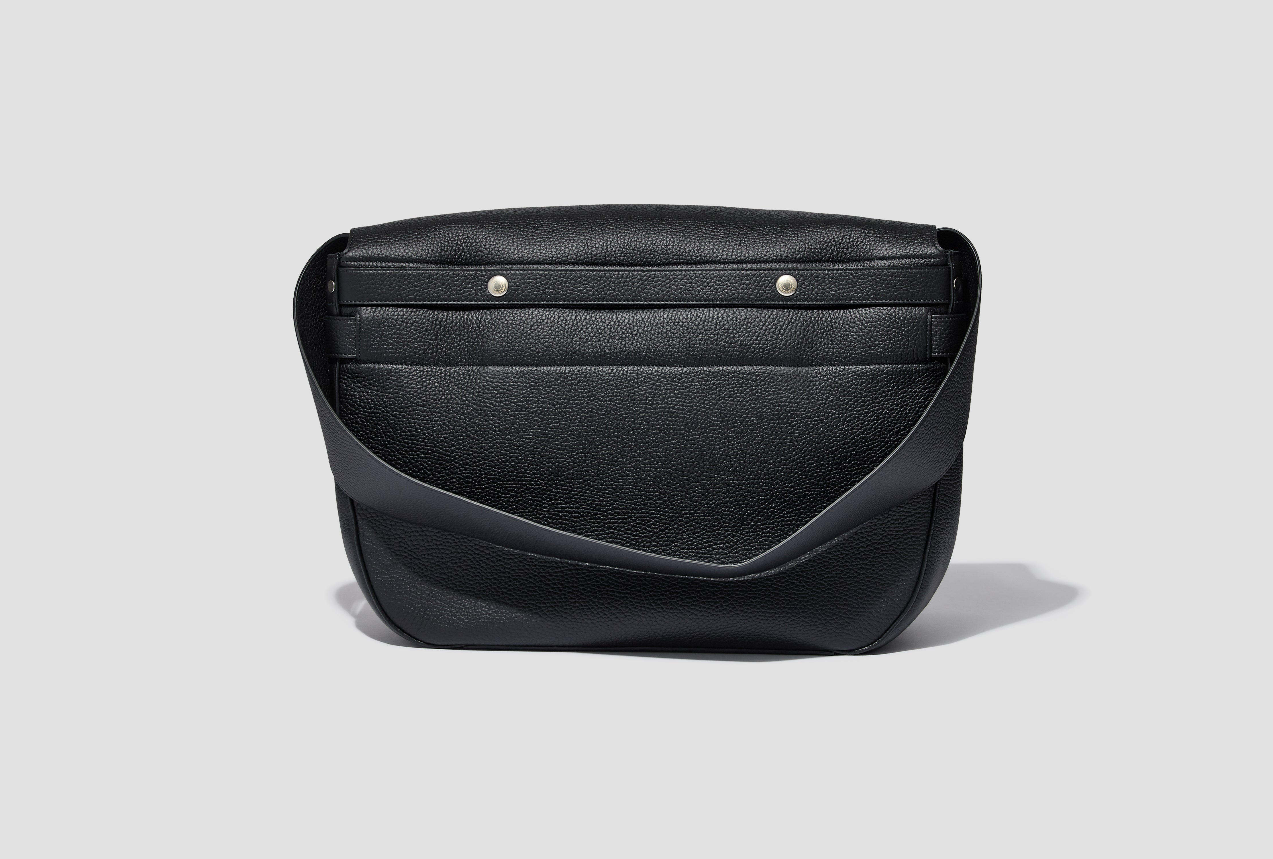 HEFNER - PINNACLE LEATHER POSTMAN BAG NN-3501A18 Black