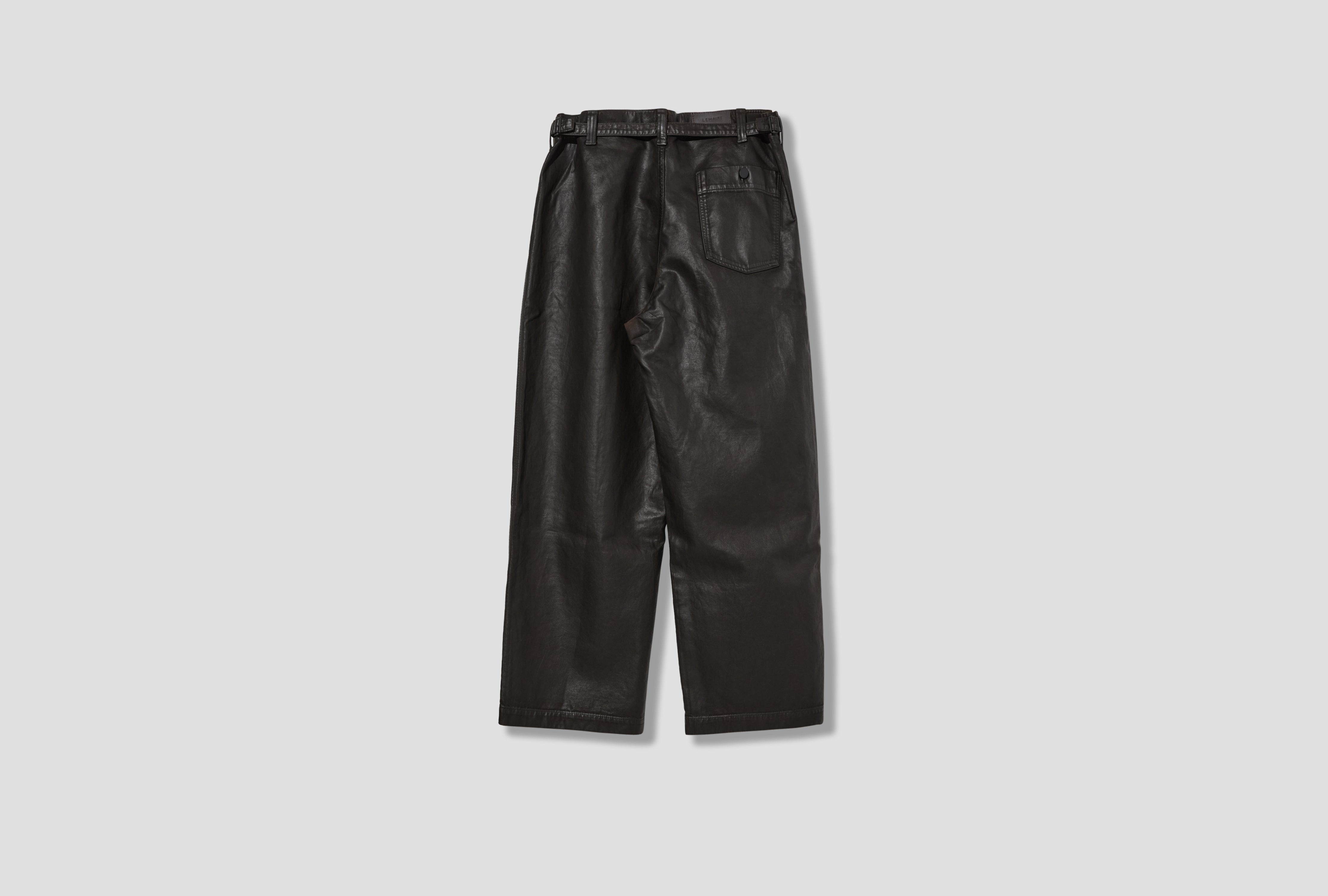 MAXI WORKWEAR PANTS - COATED DENIM PA1362 LD1083 Dark brown