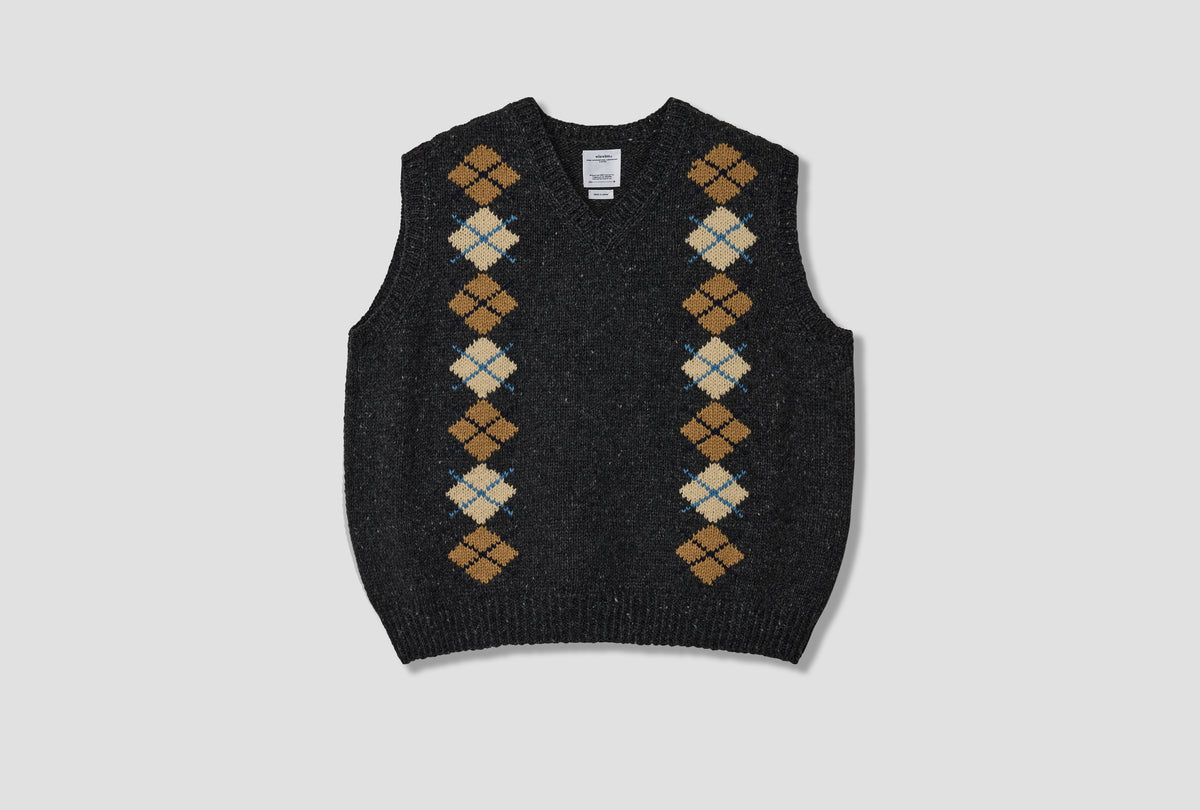 DIAMANTE VEST KNIT 0126205012002 Grey