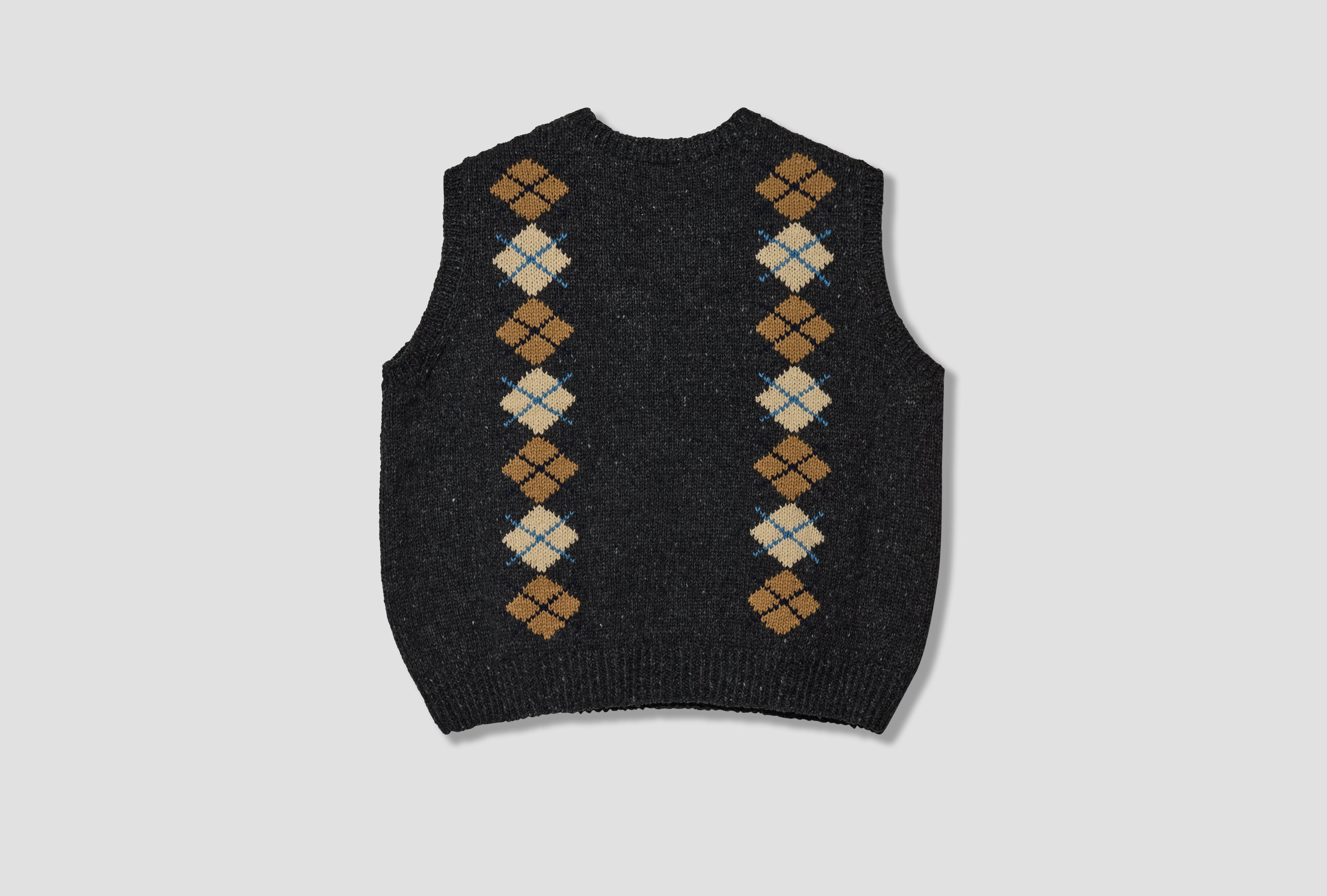 DIAMANTE VEST KNIT 0126205012002 Grey