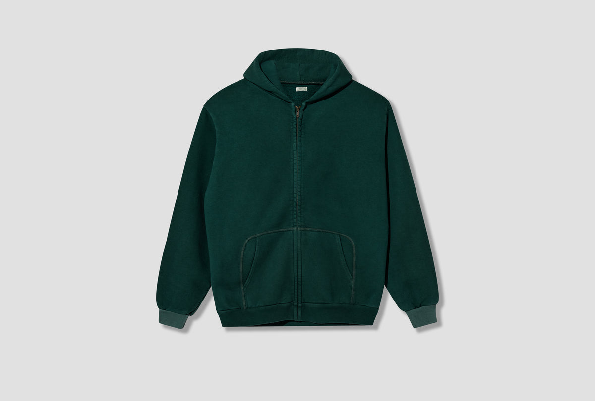 VINTAGE ZIP SWEAT HOODIE 26AAP-05-10 Green