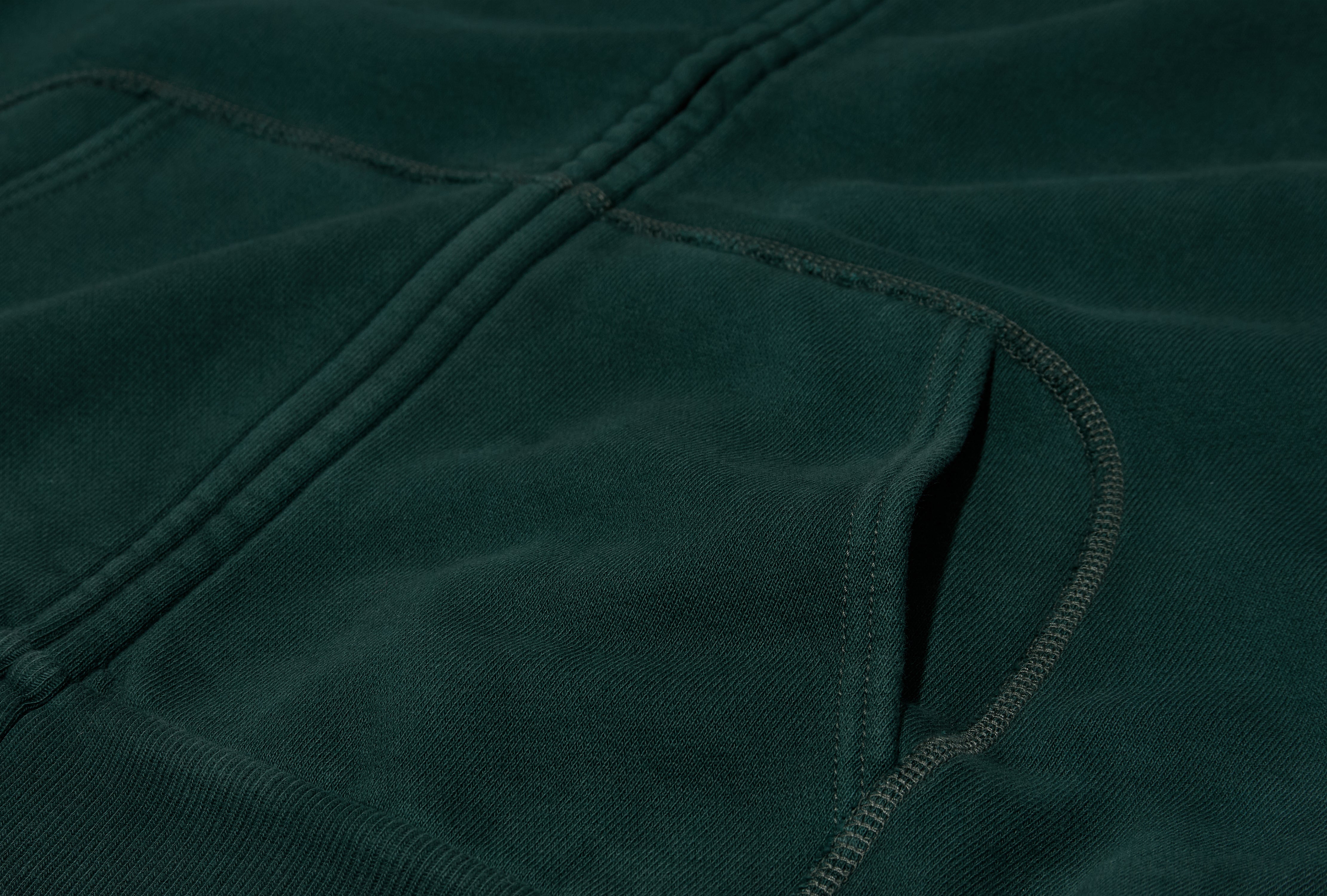 VINTAGE ZIP SWEAT HOODIE 26AAP-05-10 Green
