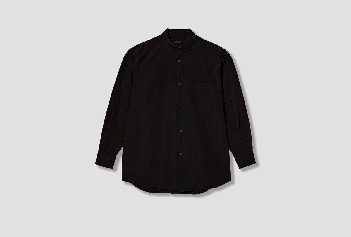 BLACK COMOLI SHIRT E03-02008 Black