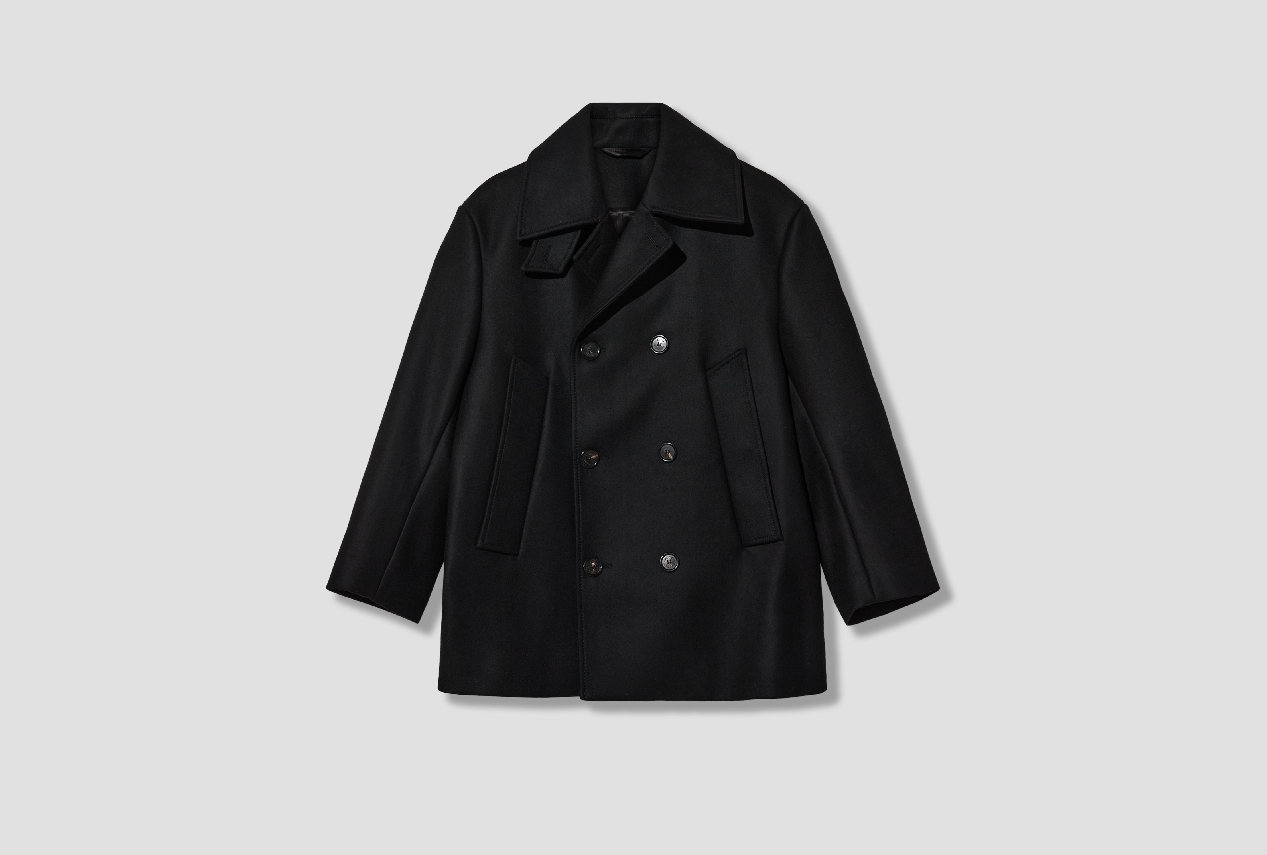 OTANA CLEAN WOOL COAT BLEND B90904 Black