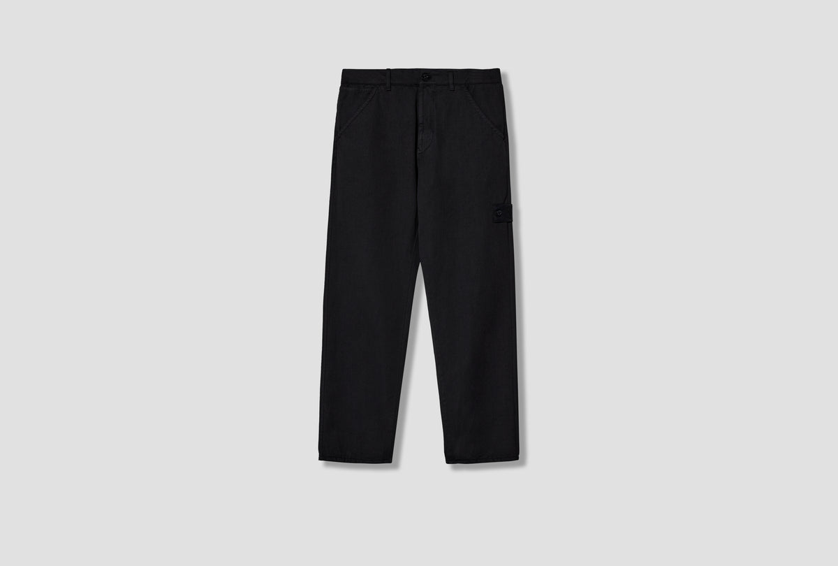 RAW HAND WOOL COTTON GABARDINE-TC GARMENT DYED S.I. GHOST L2 S15 31000 25 S0F50 Navy