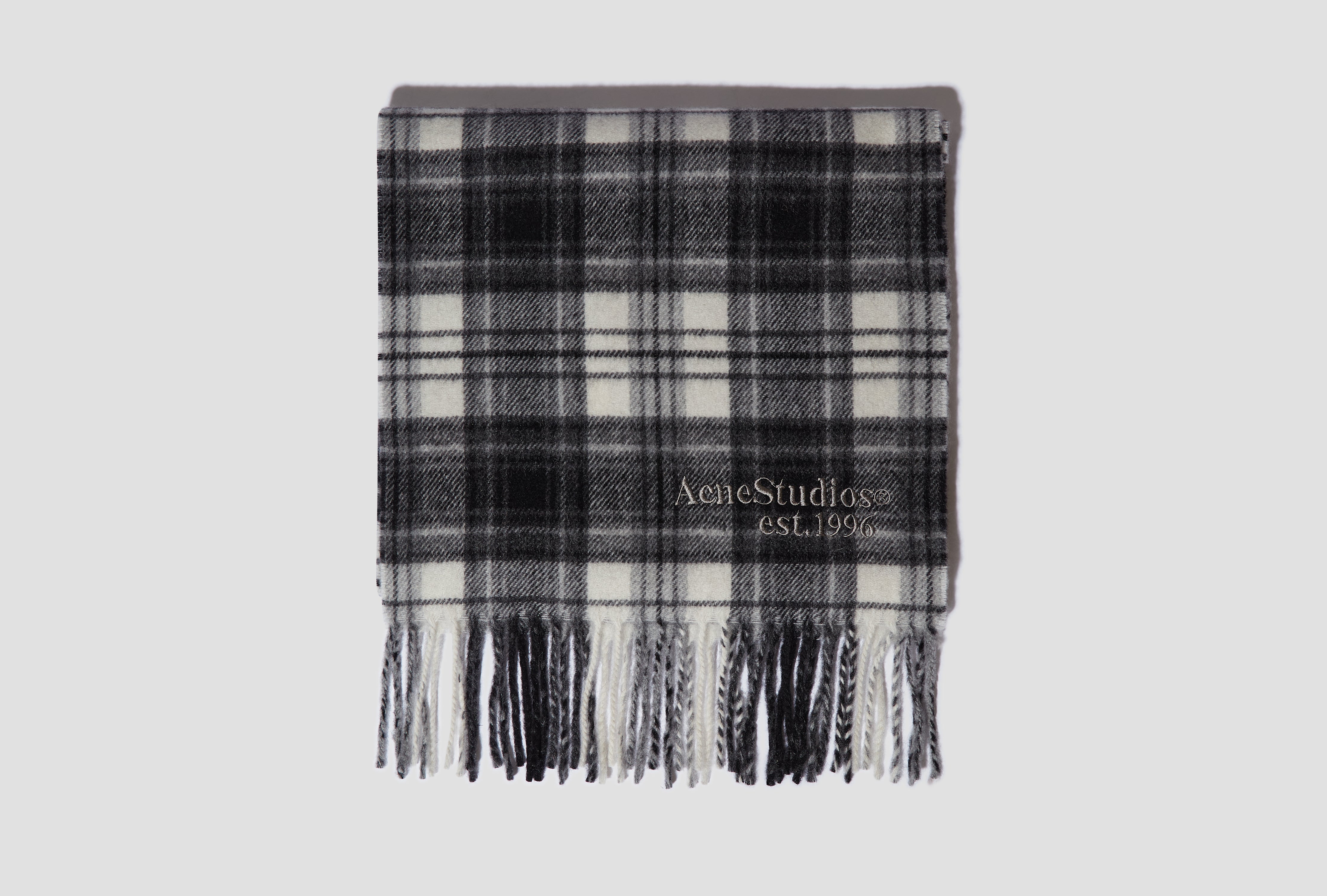 CANADA CASHMERE CHECK GRS CA0438 Black